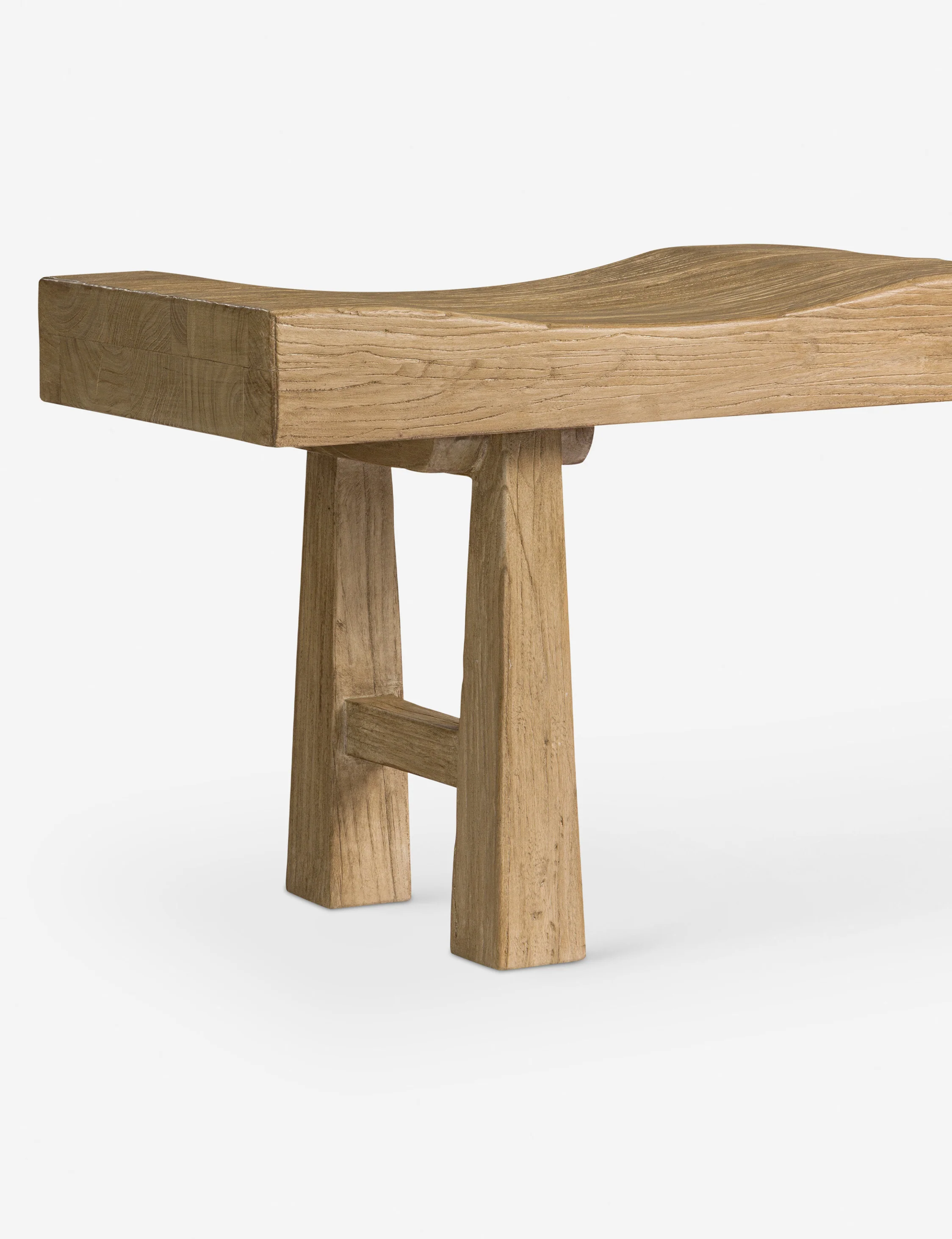 Modern Rustic-Style Wooden Bench