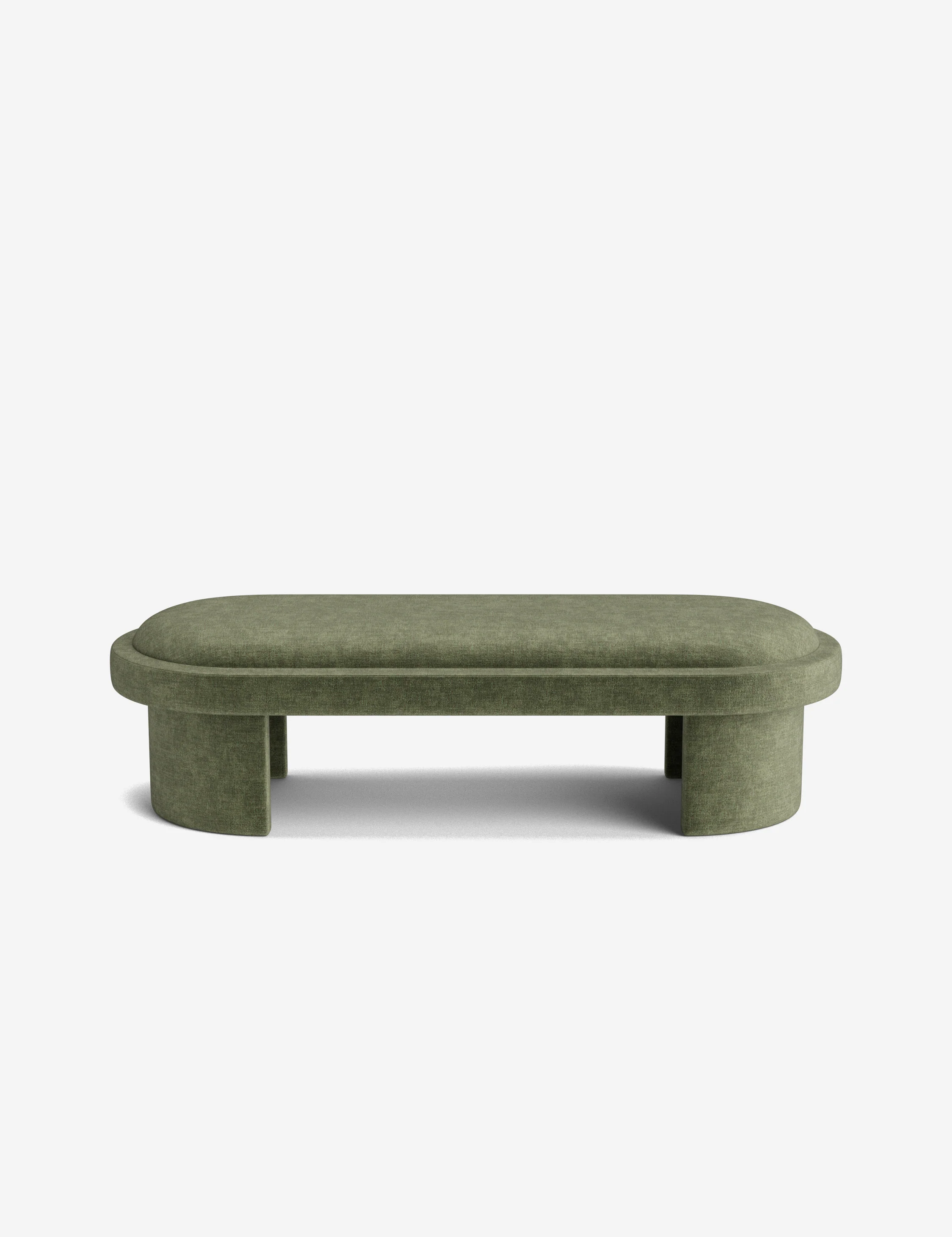Red Velvet Bench