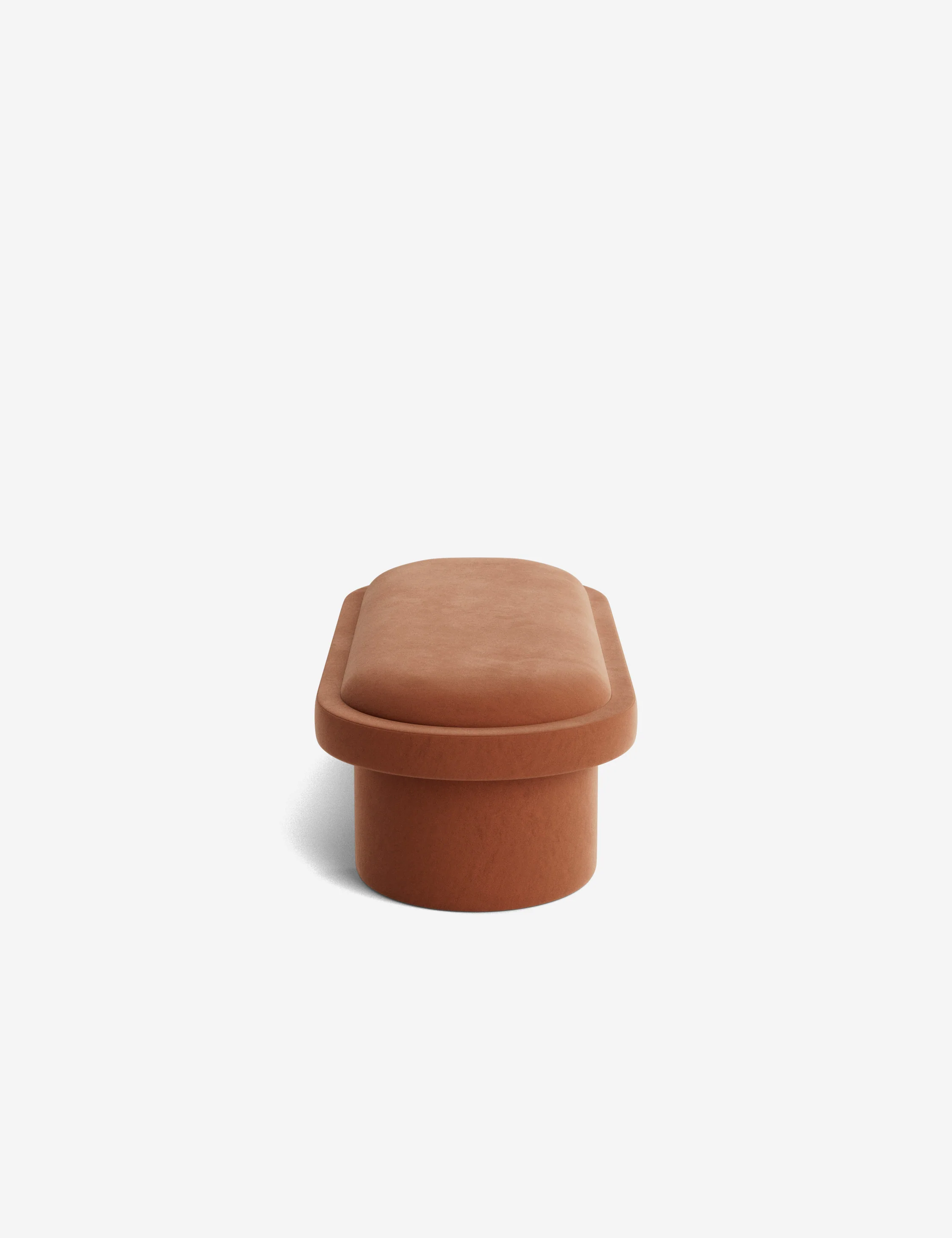 Red Velvet Bench