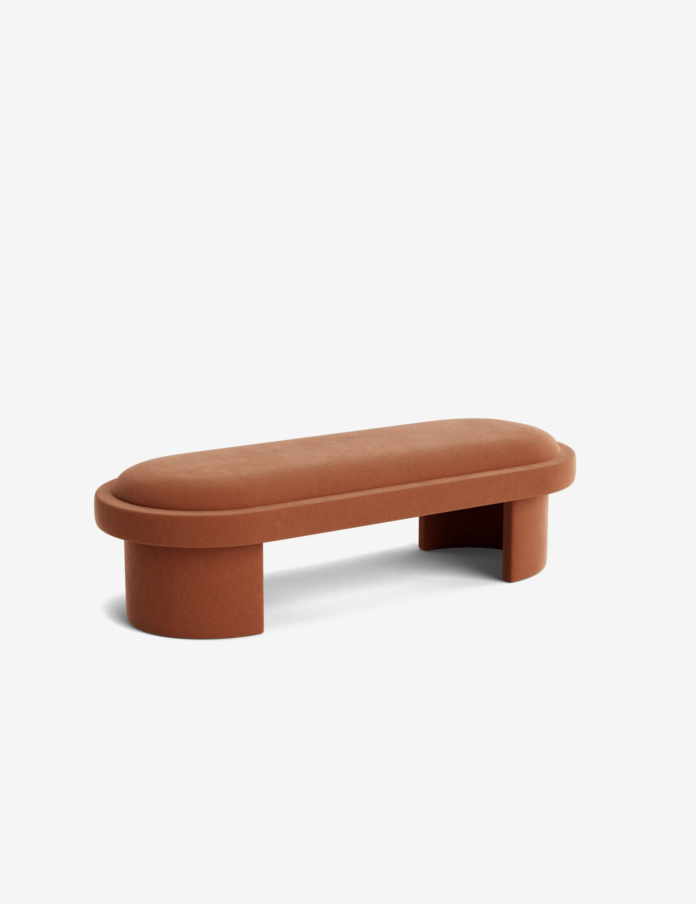 Red Velvet Bench