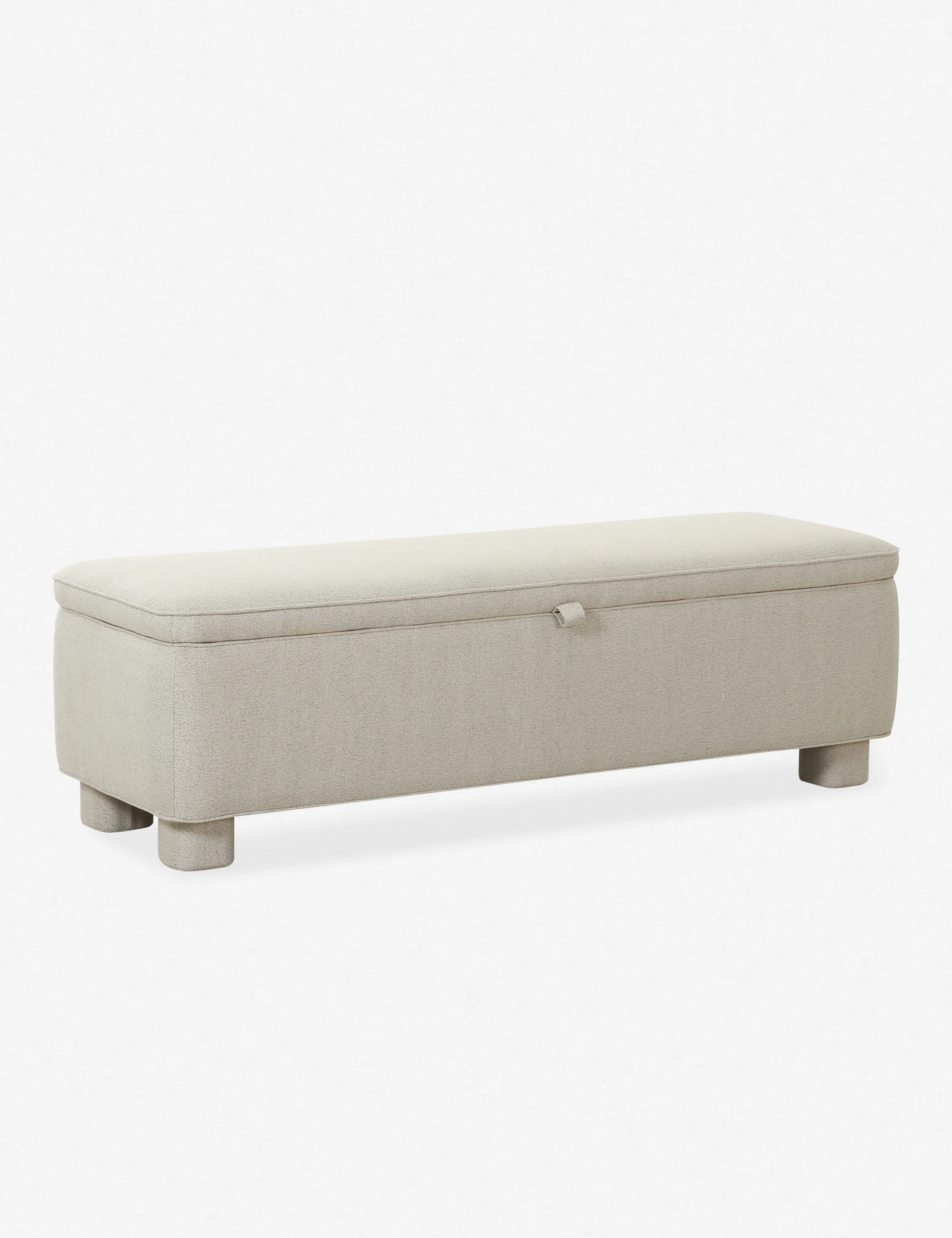 Off-White Storage Bench Off-White Storage Bench