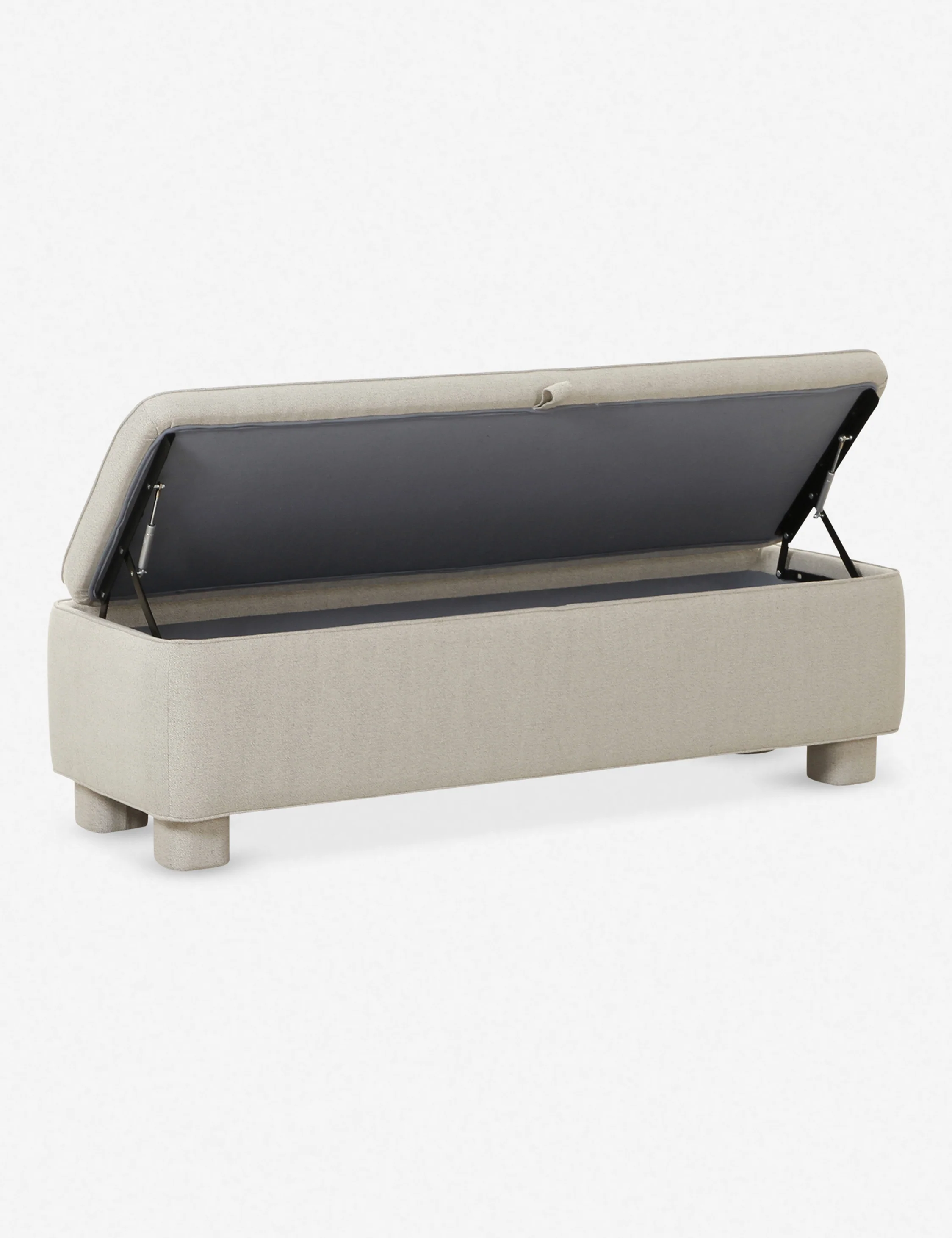 Off-White Storage Bench Off-White Storage Bench