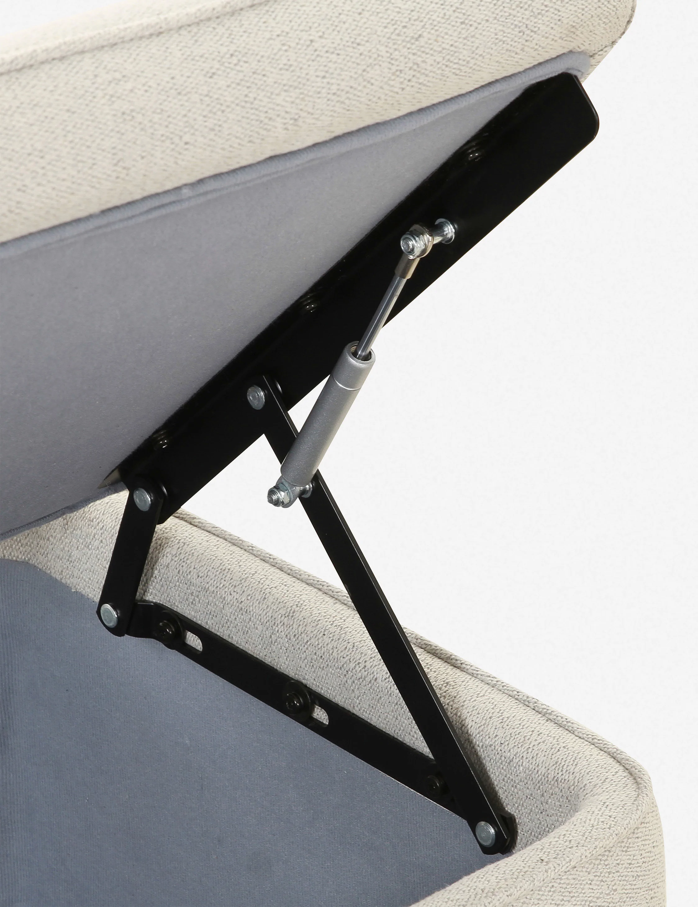 Off-White Storage Bench Off-White Storage Bench
