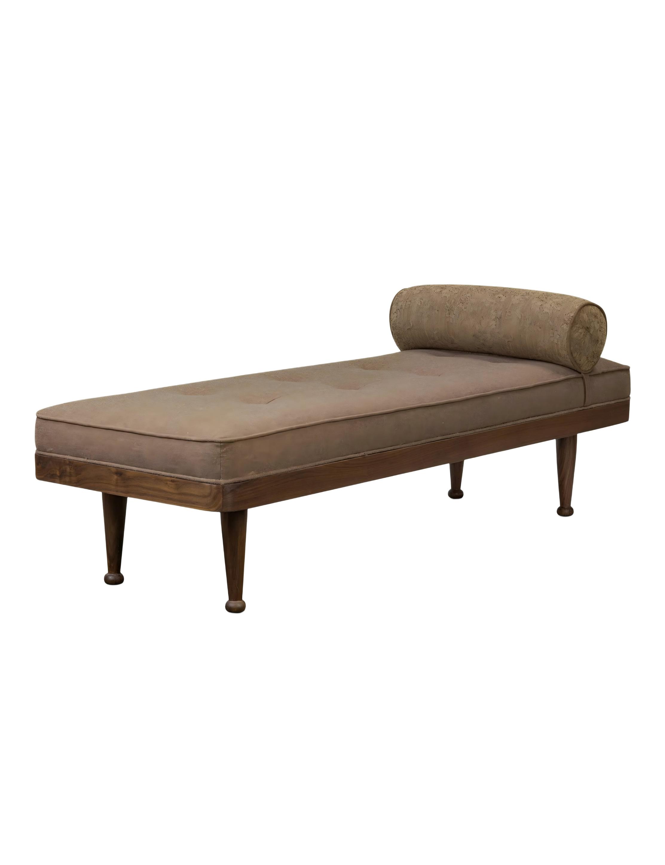 Comfortable Tan Bench