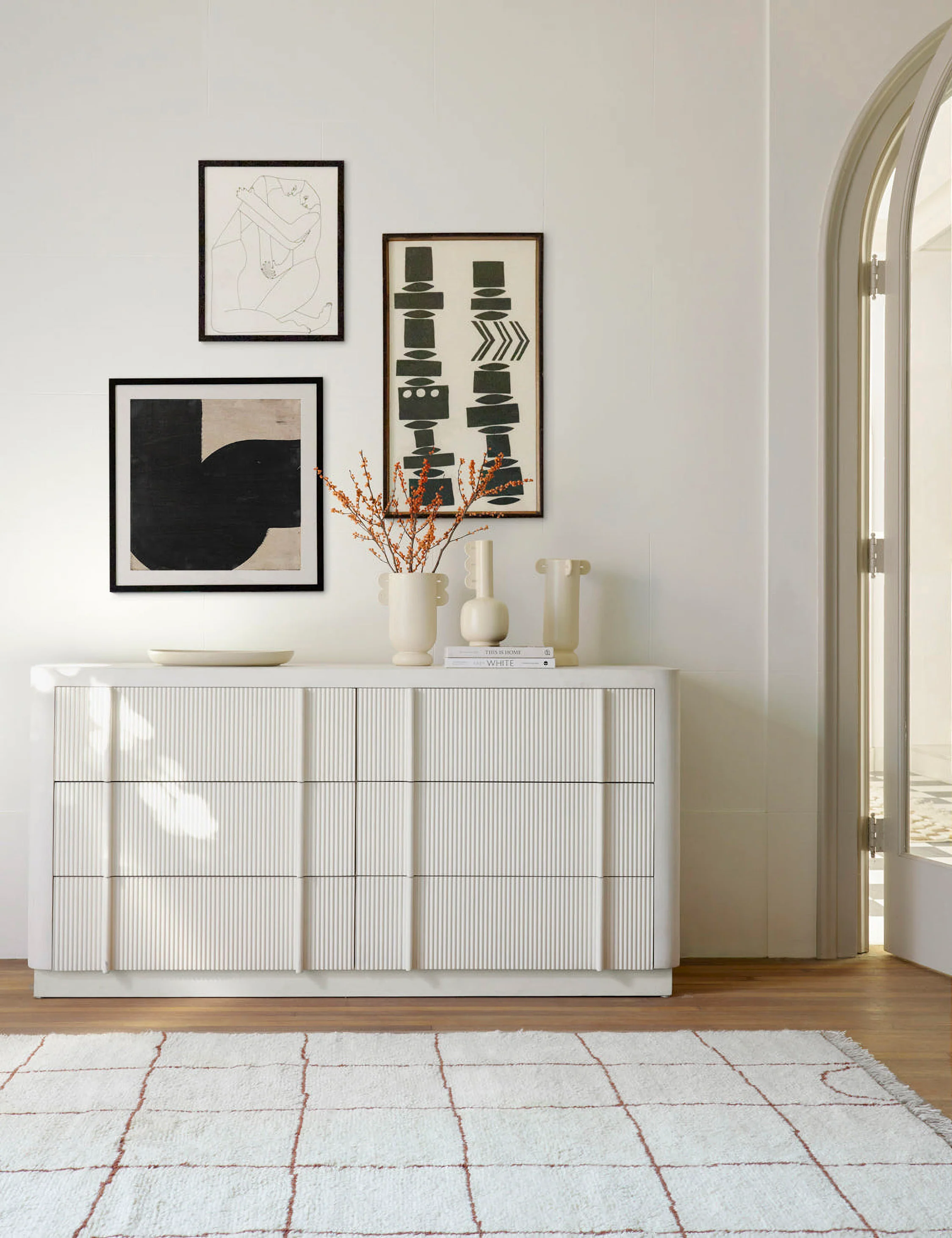 Simple White Dresser