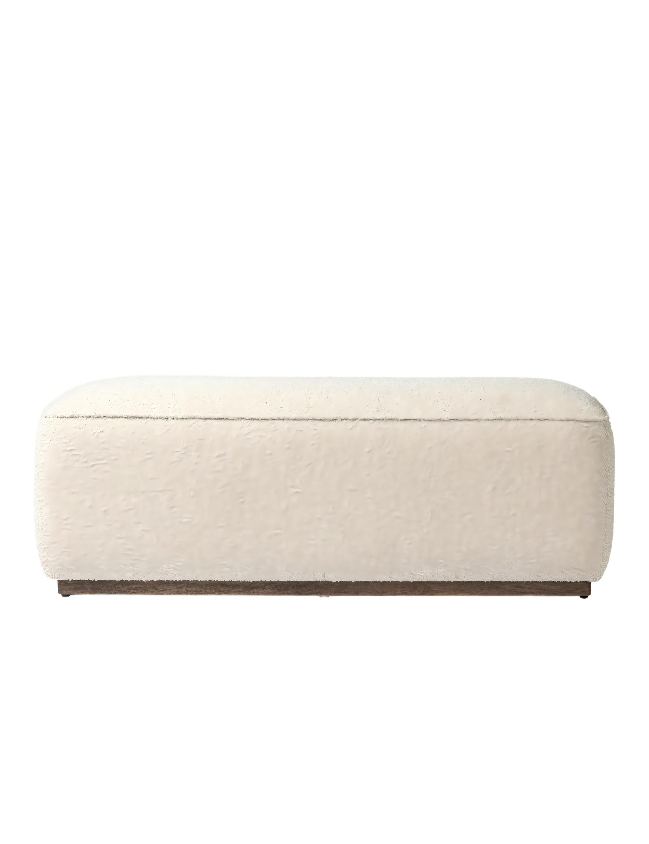 Comfortable Retro Beige Bench