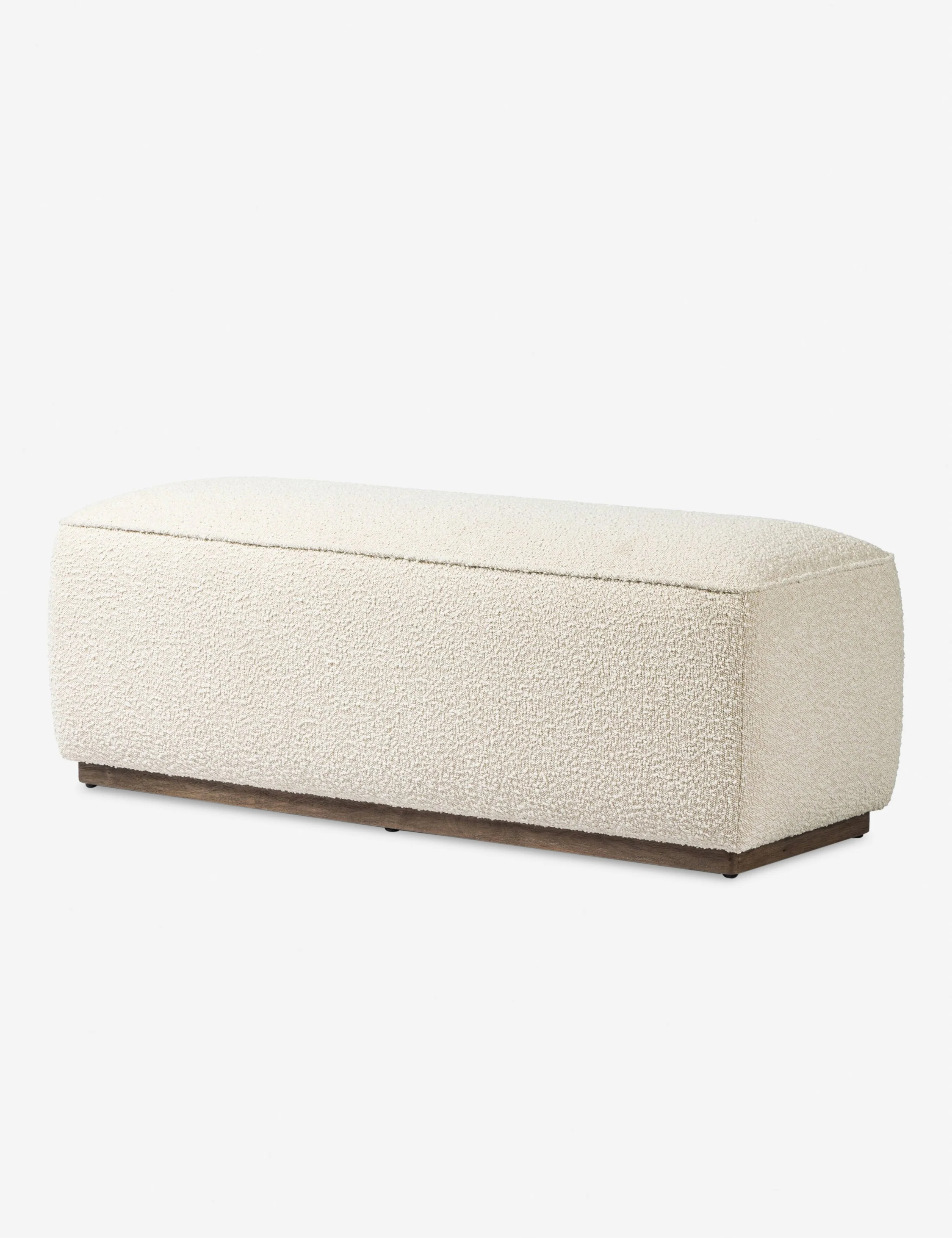 Comfortable Retro Beige Bench