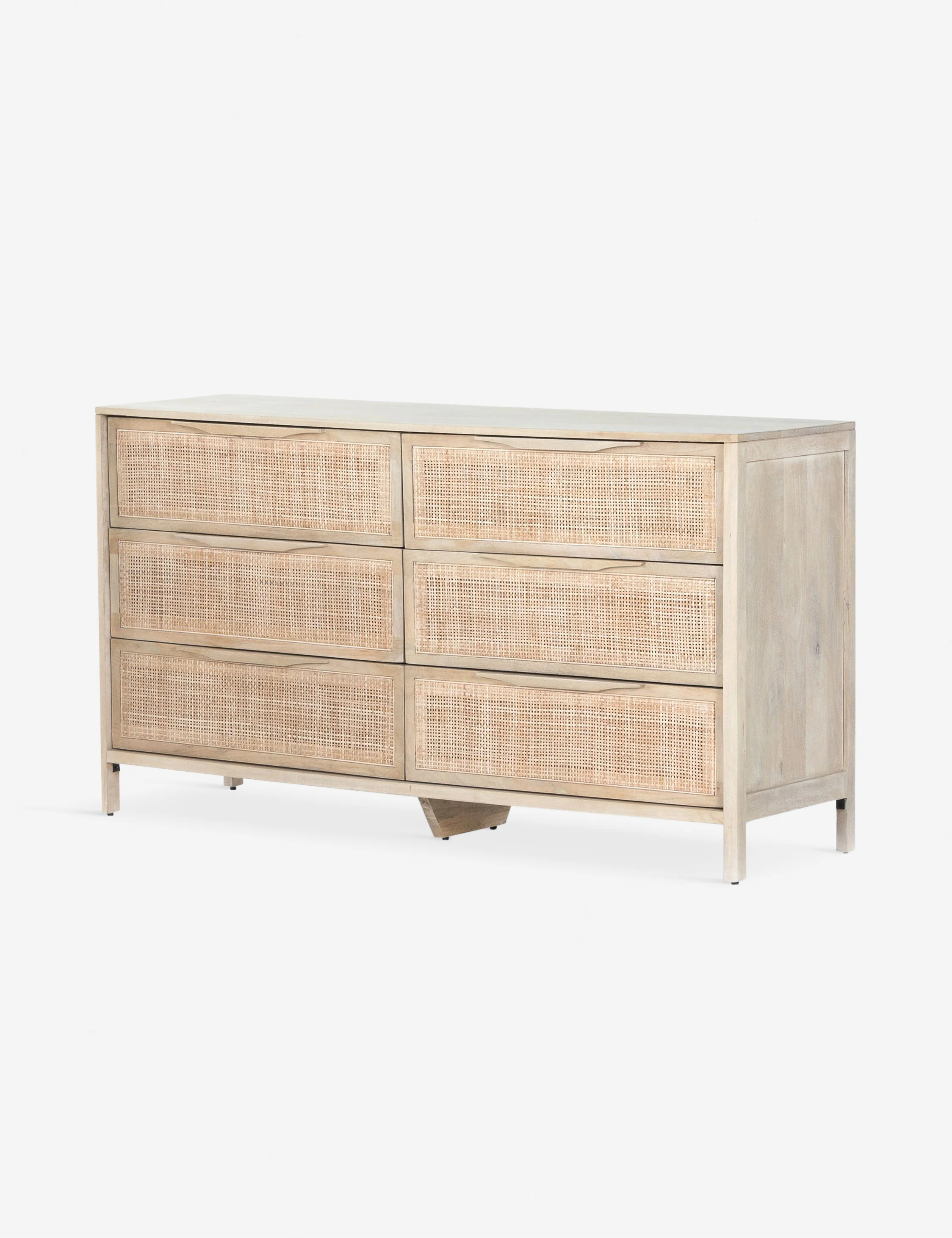 Vintage Rattan Dresser