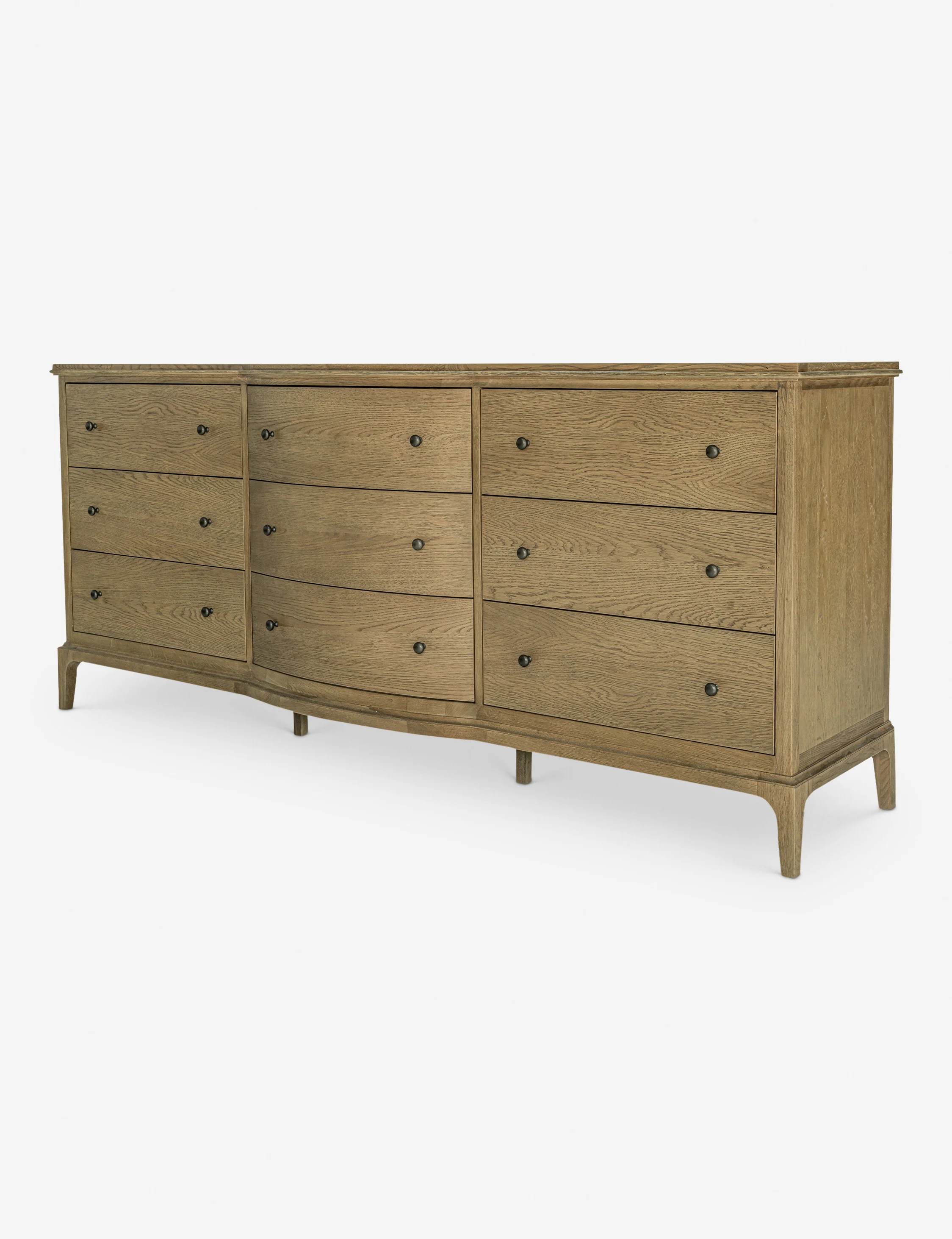Light Brown Solid Wood Dresser