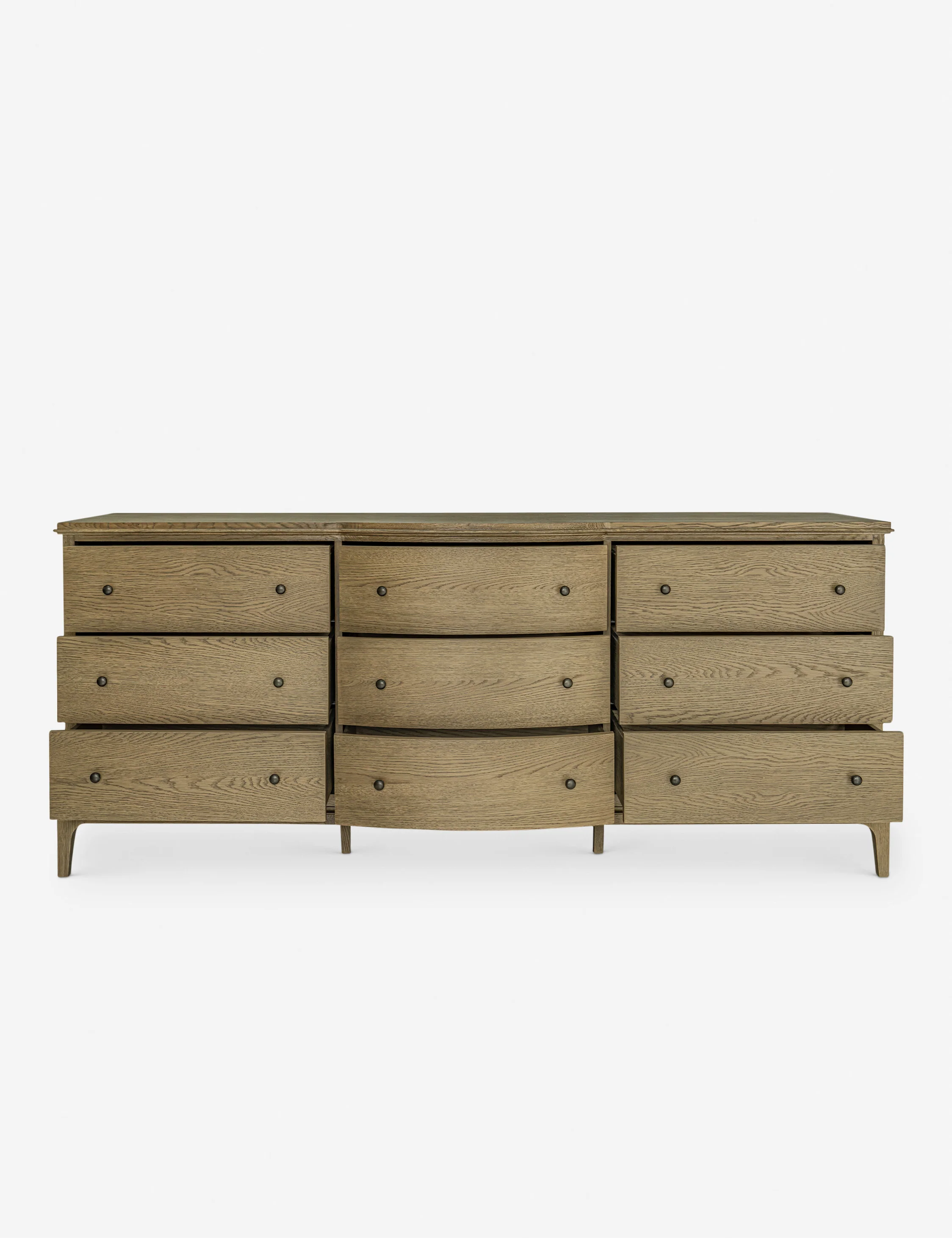 Light Brown Solid Wood Dresser