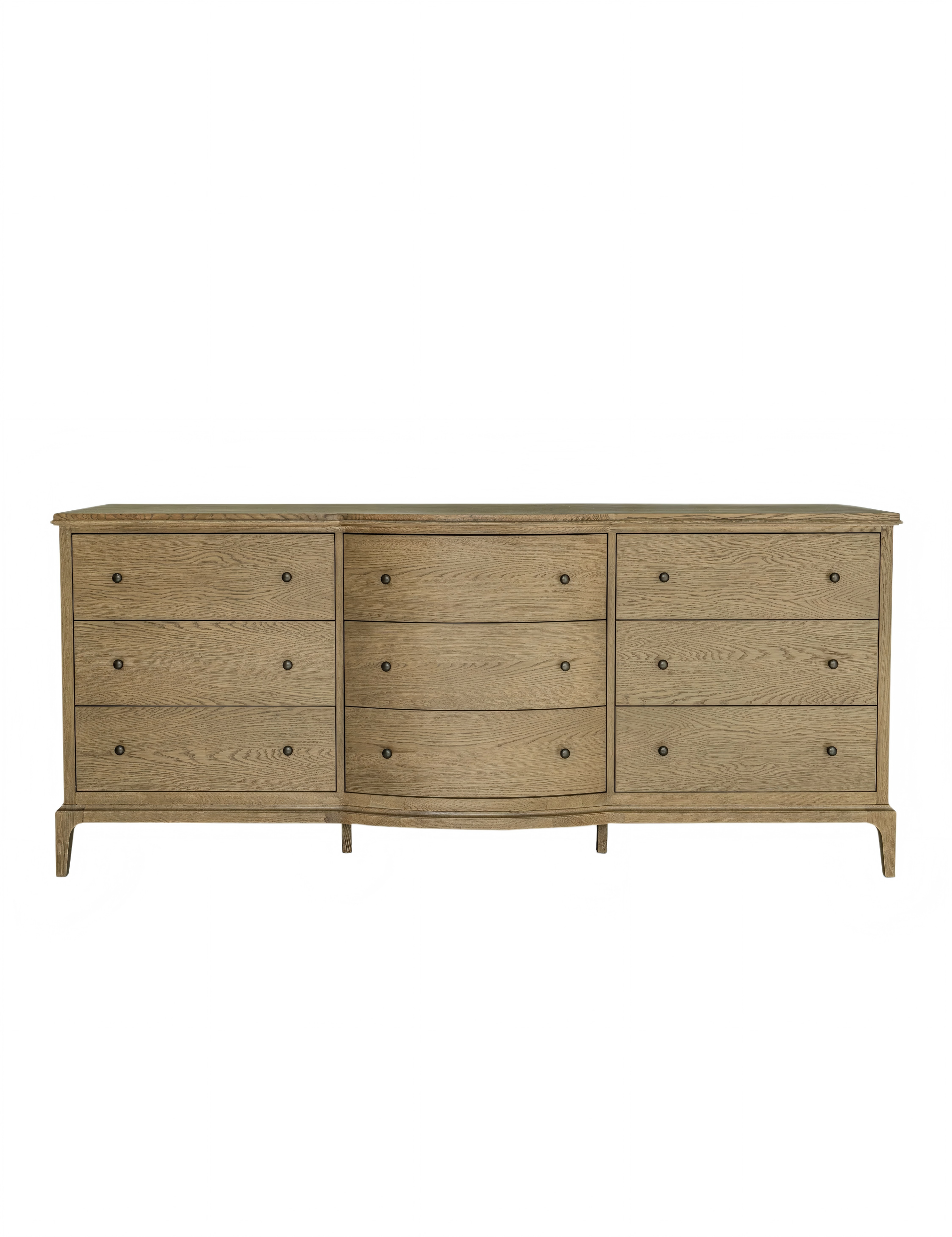 Light Brown Solid Wood Dresser