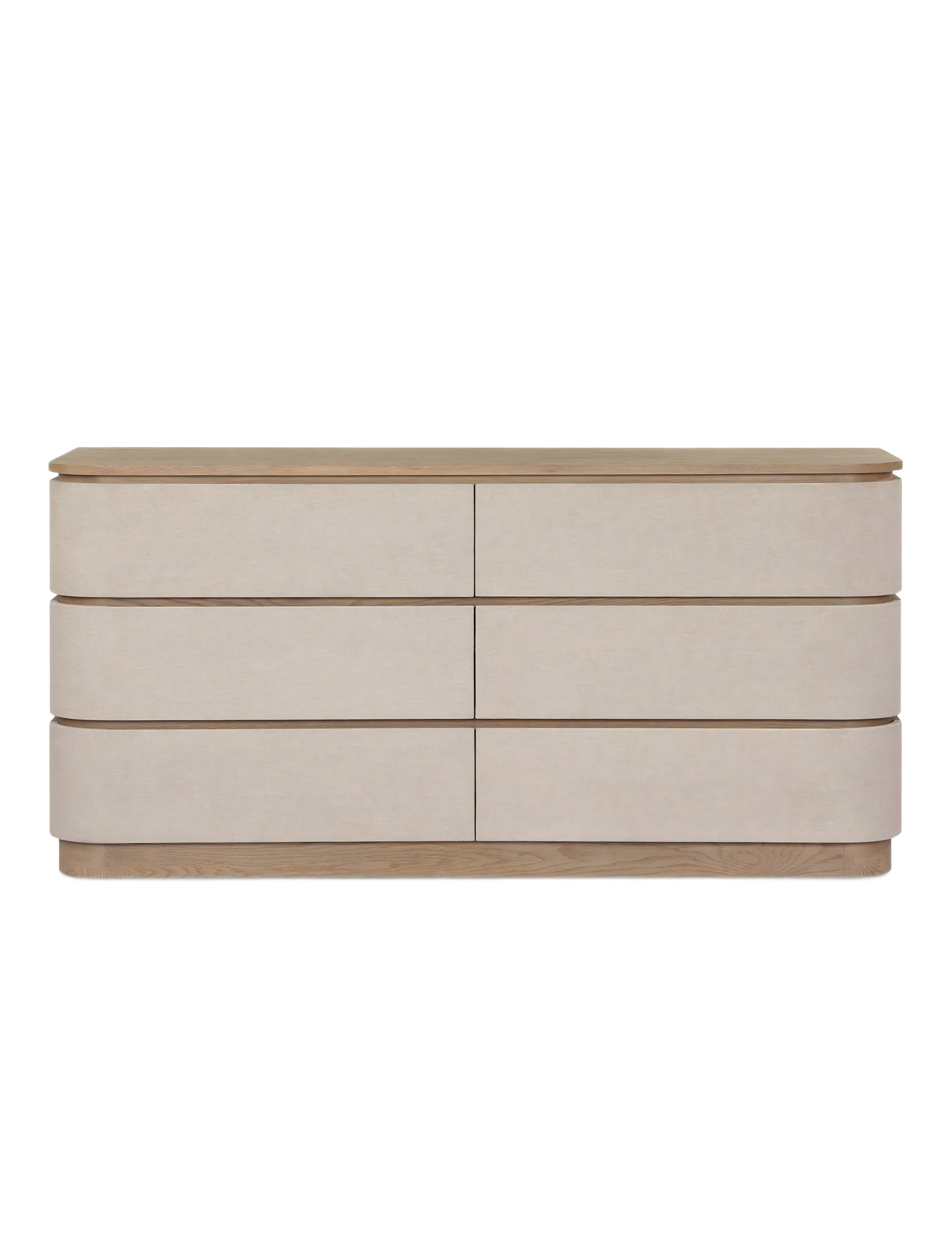 Modern Light-colored Wooden Dresser