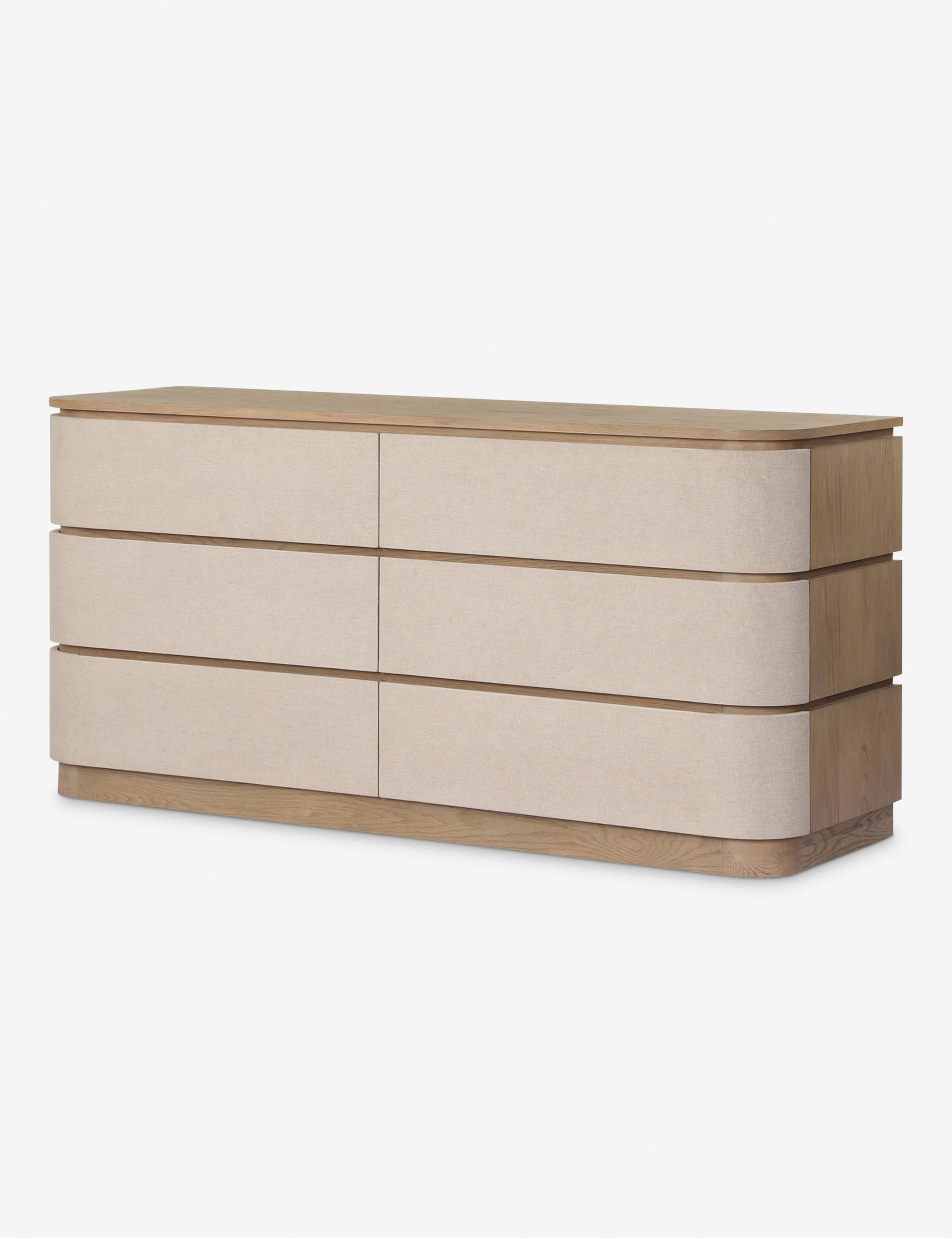Modern Light-colored Wooden Dresser
