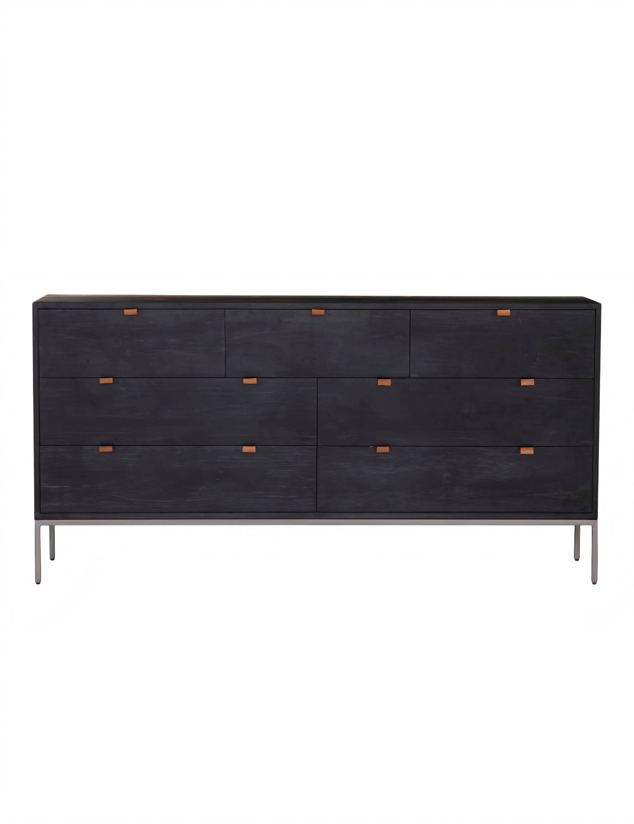 Black 7-Drawer Dresser
