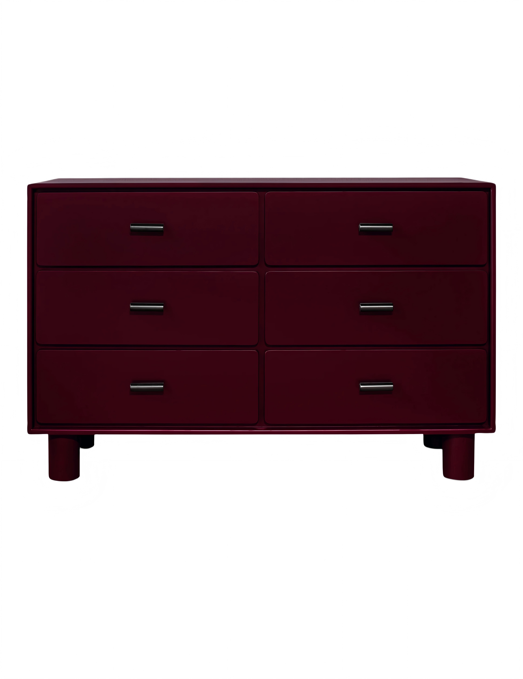 Burgundy Vintage Dresser