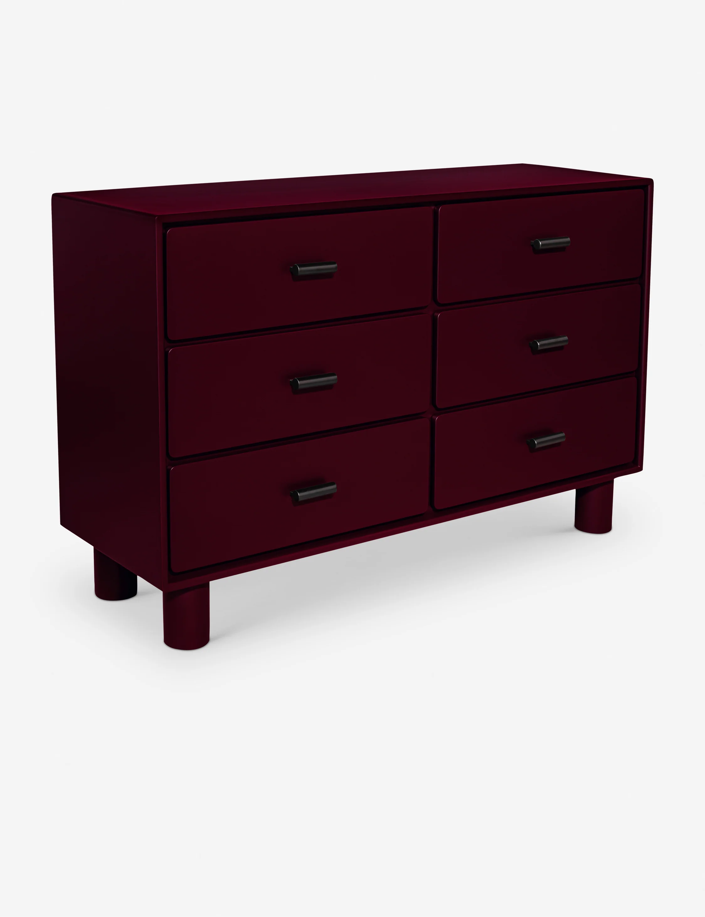 Burgundy Vintage Dresser