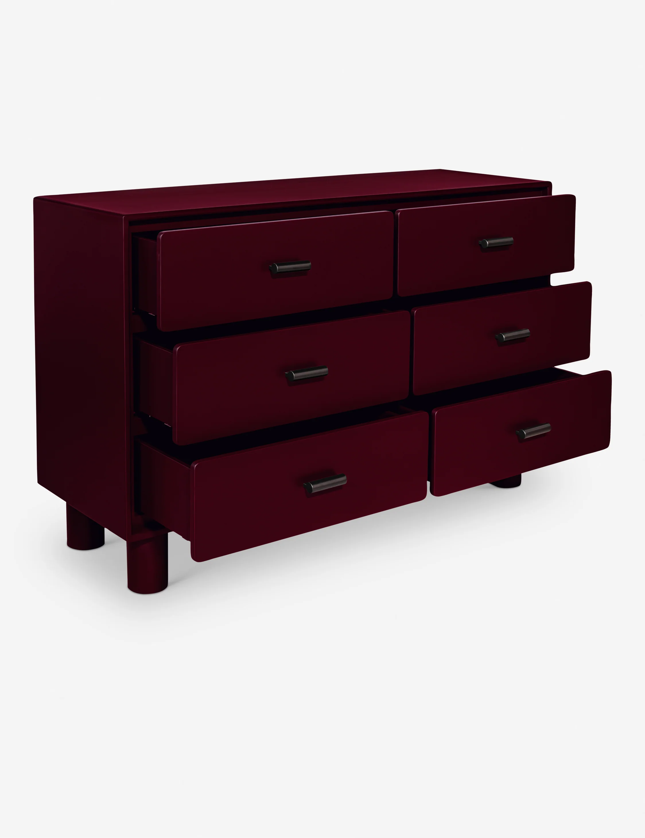 Burgundy Vintage Dresser