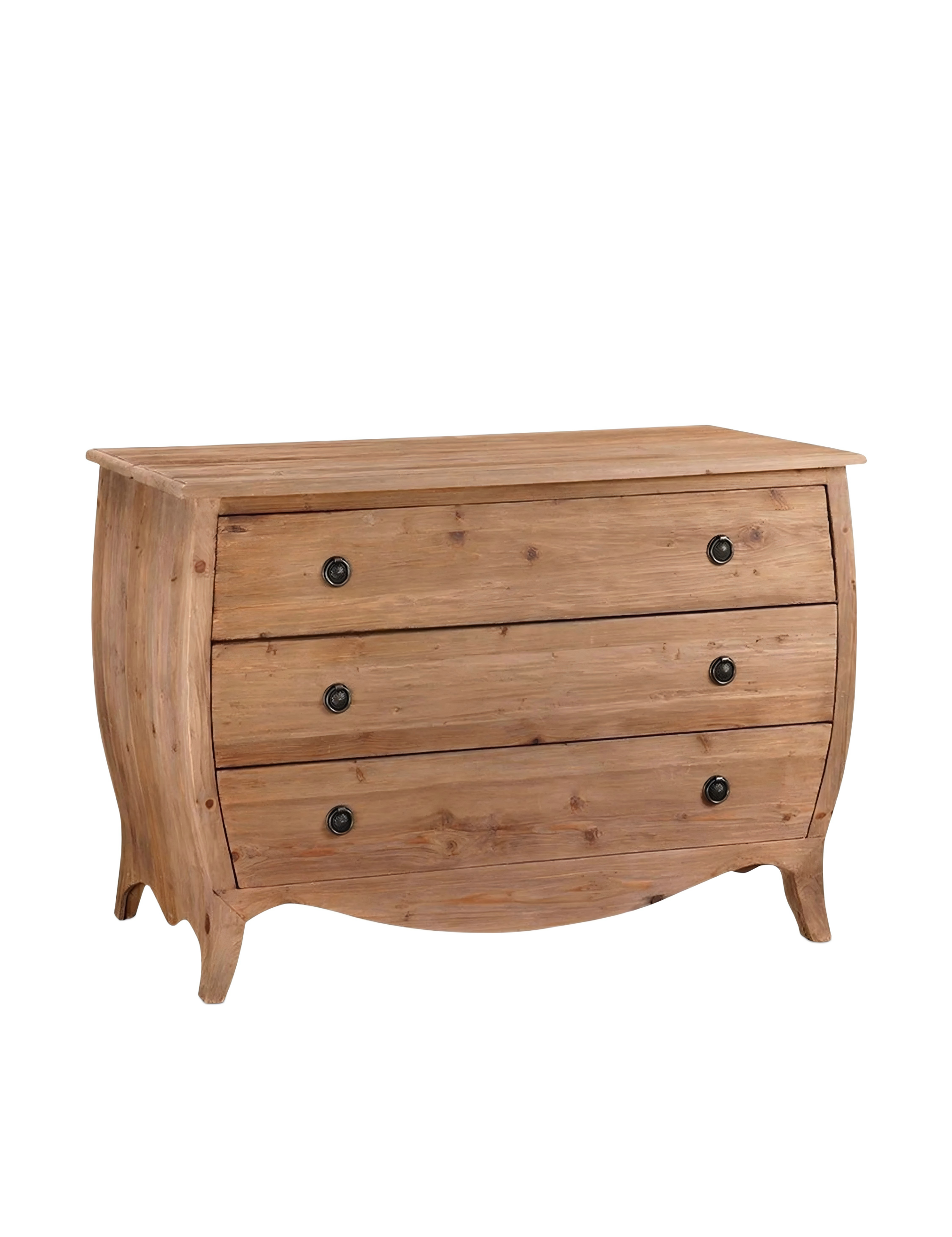 Small Solid Wood 3-Drawer Dresser