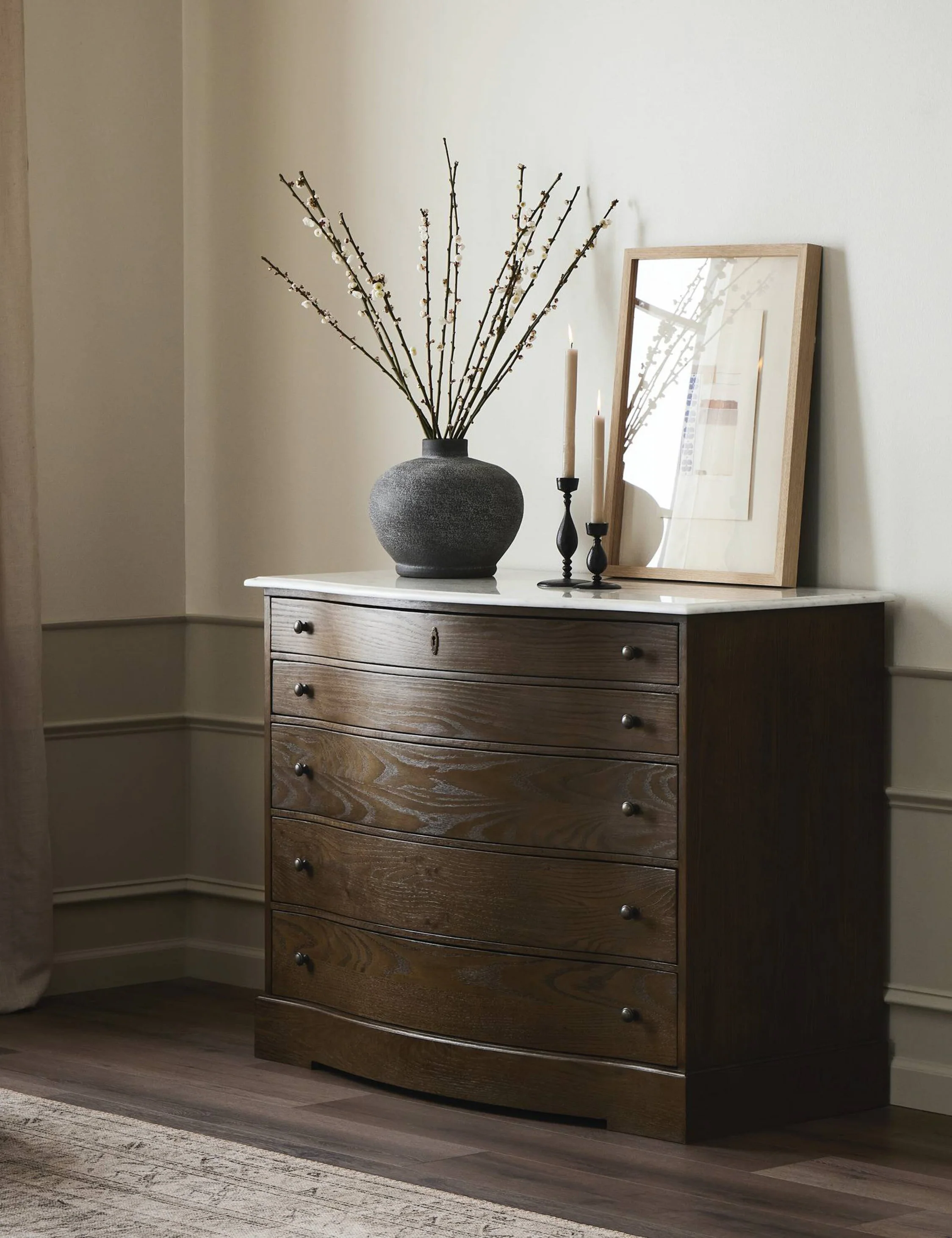 Marble-Top Chest of Drawers Marble-Top Chest of Drawers