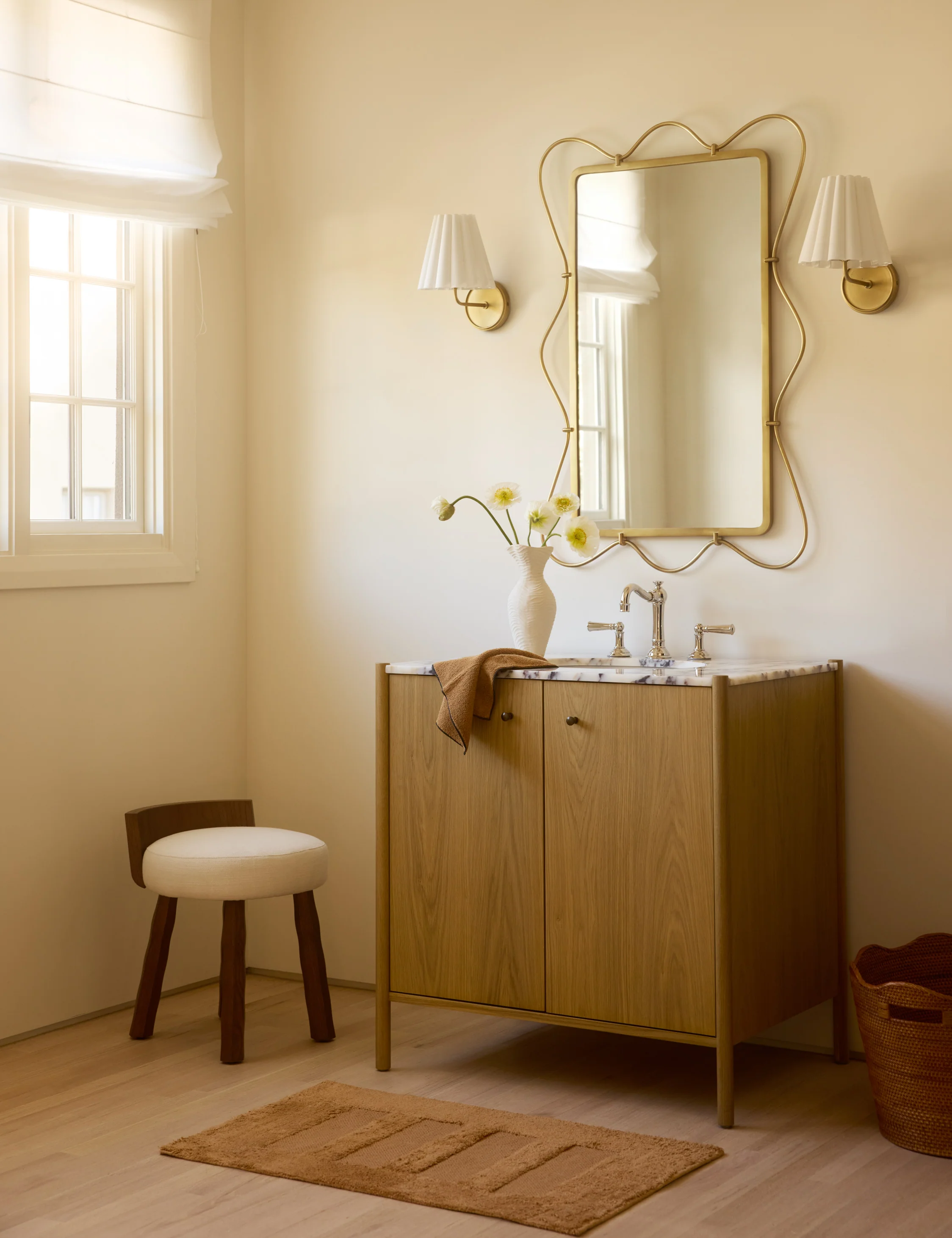 Solid Wood Stool