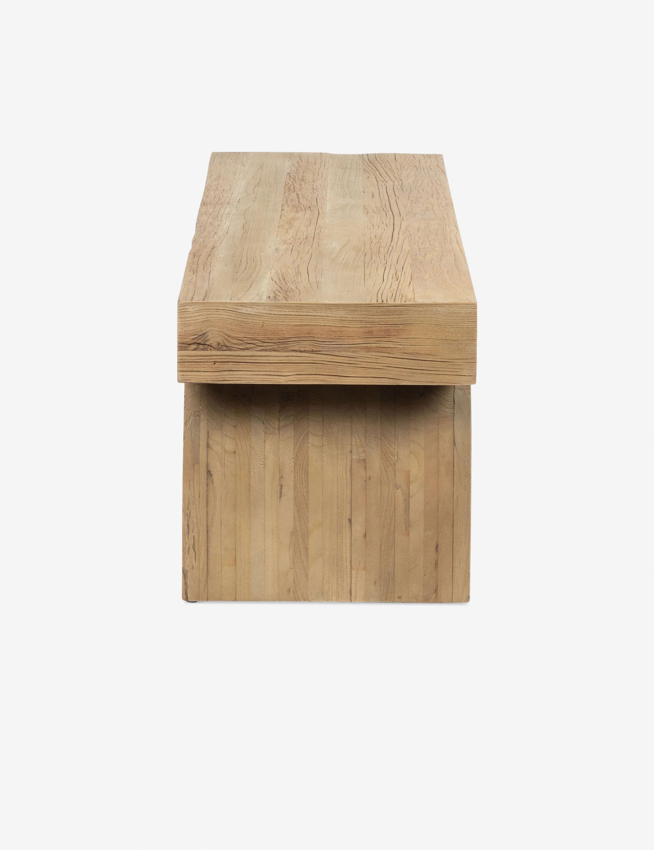Wooden textured retro bench Wooden textured retro bench