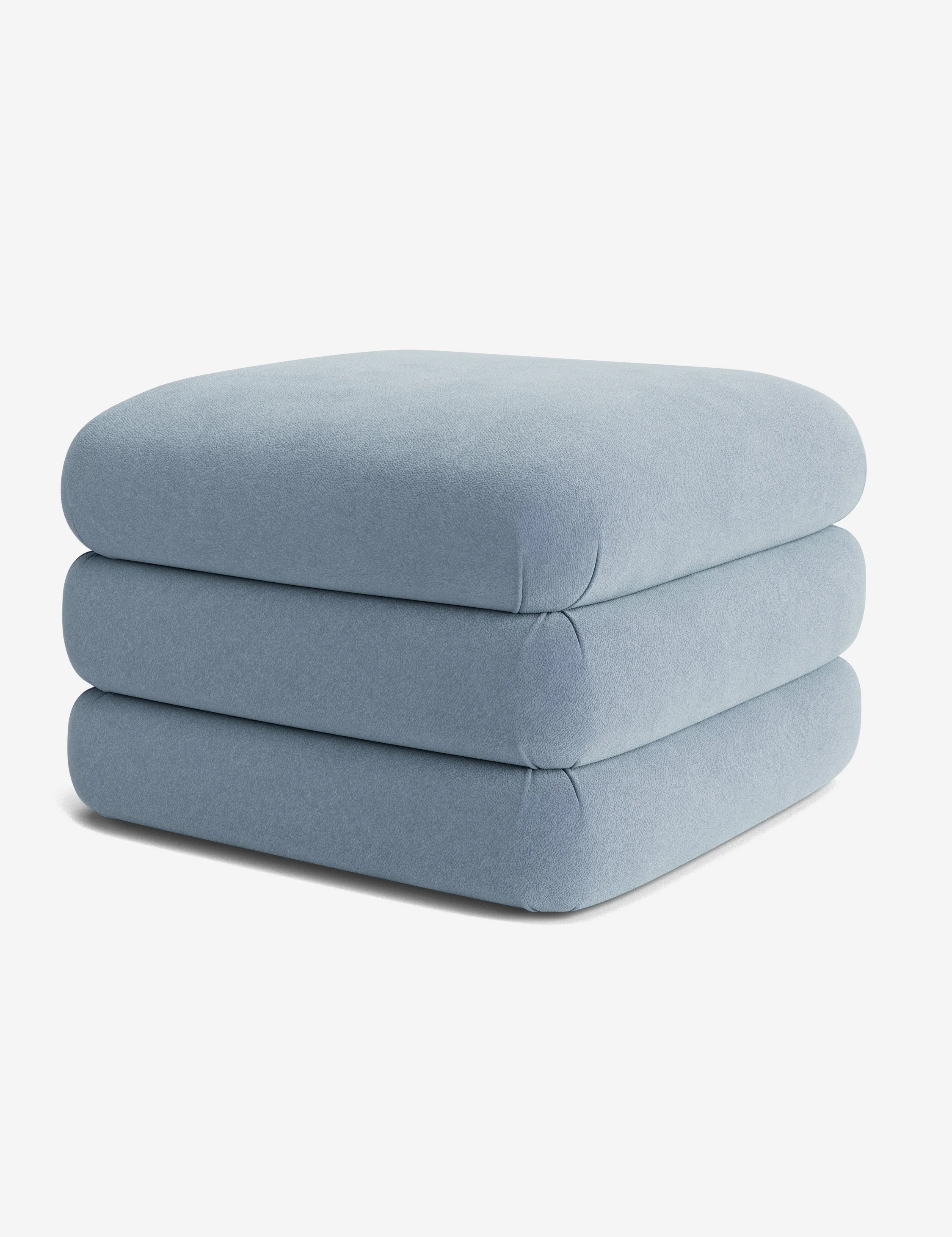 Macaron-Colored Ottoman