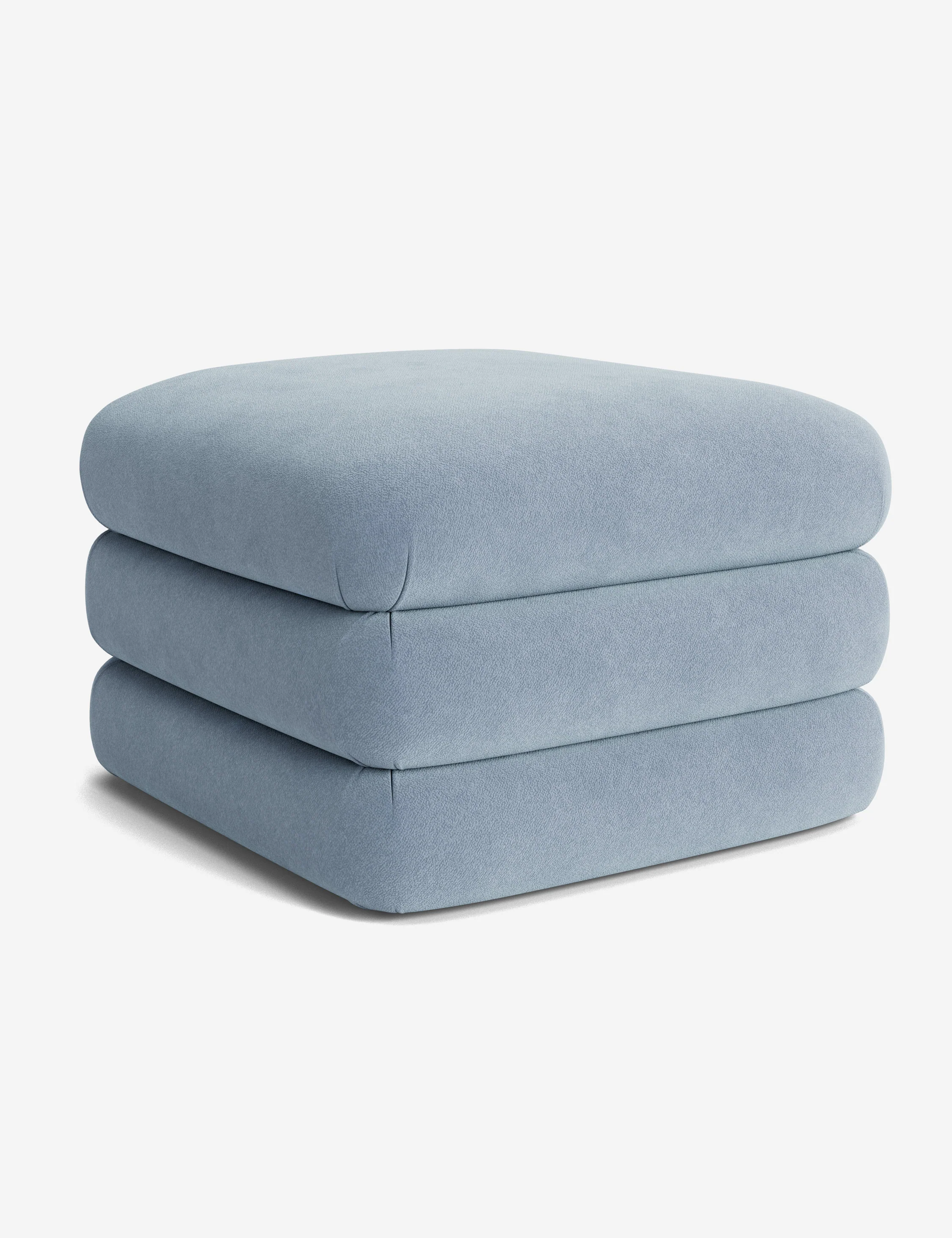 Macaron-Colored Ottoman