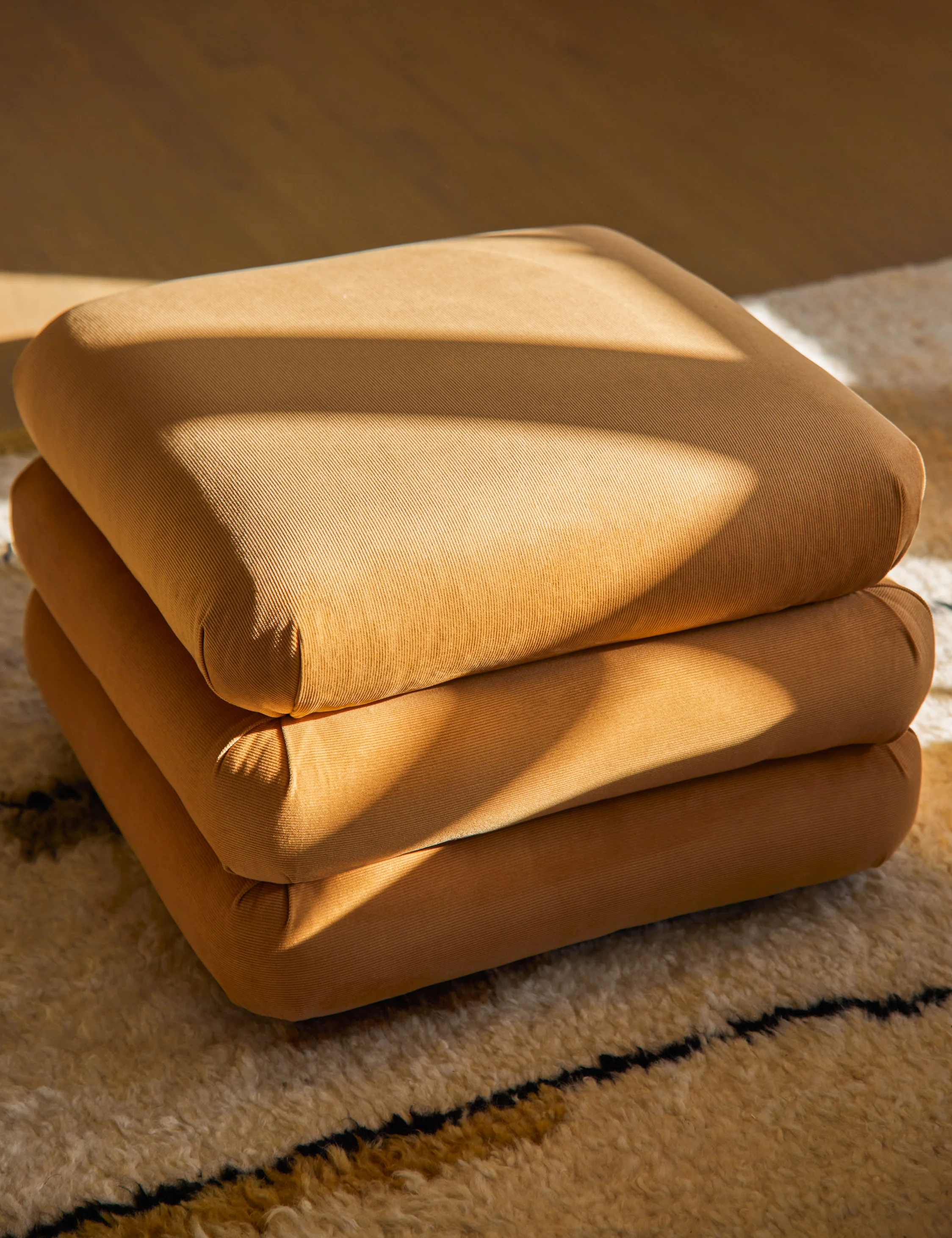 Macaron-Colored Ottoman