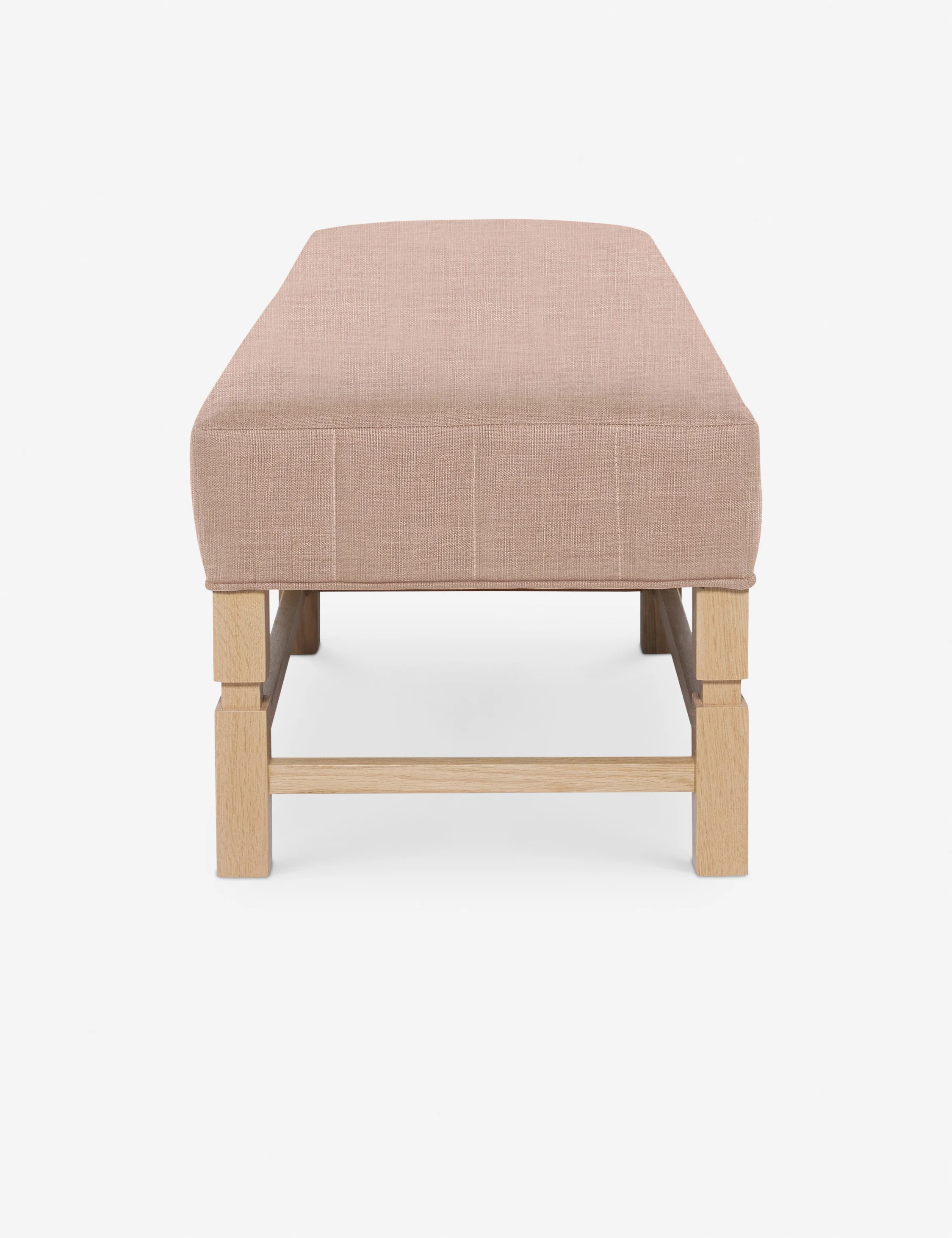 Red Linen Bench Red Linen Bench