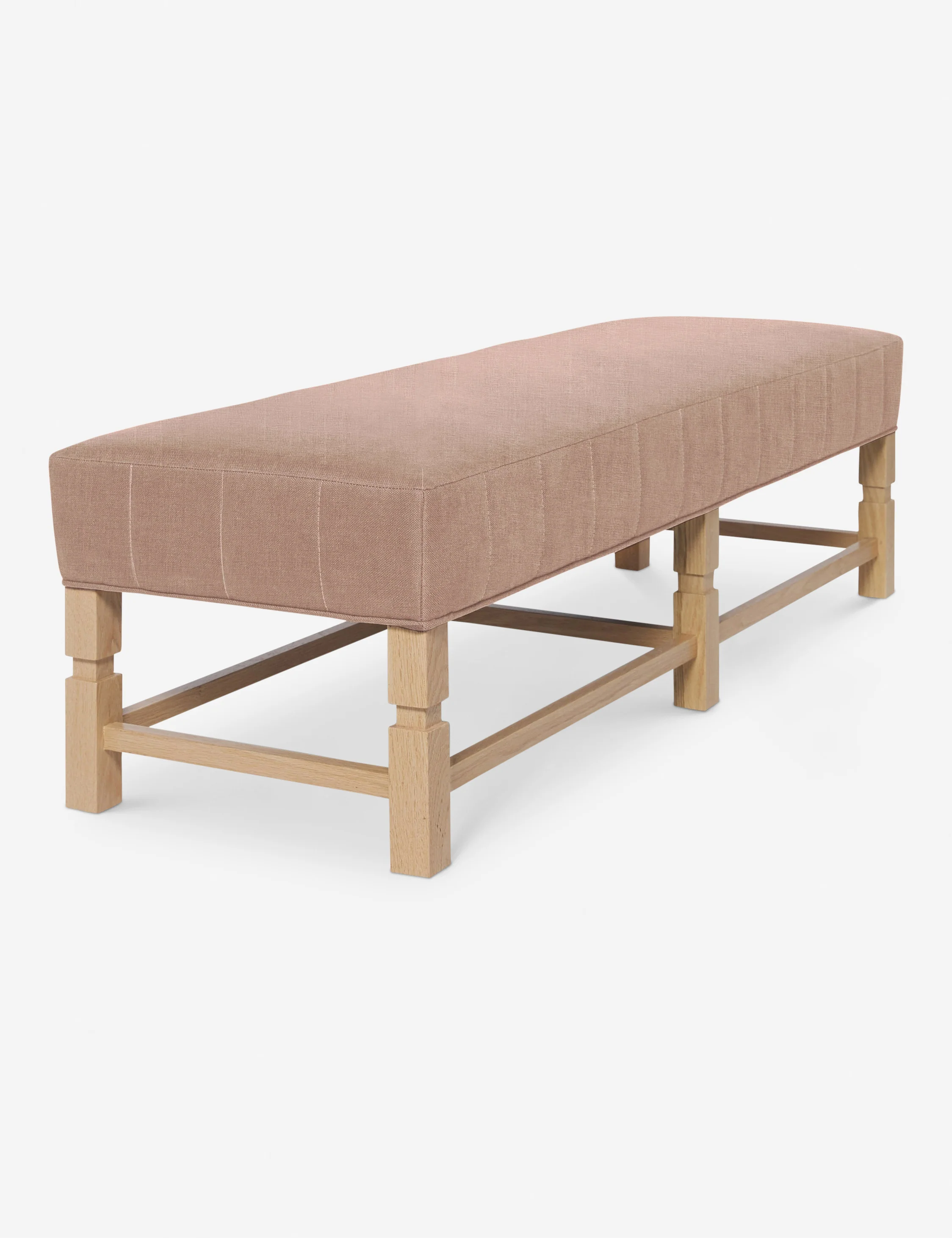 Red Linen Bench Red Linen Bench