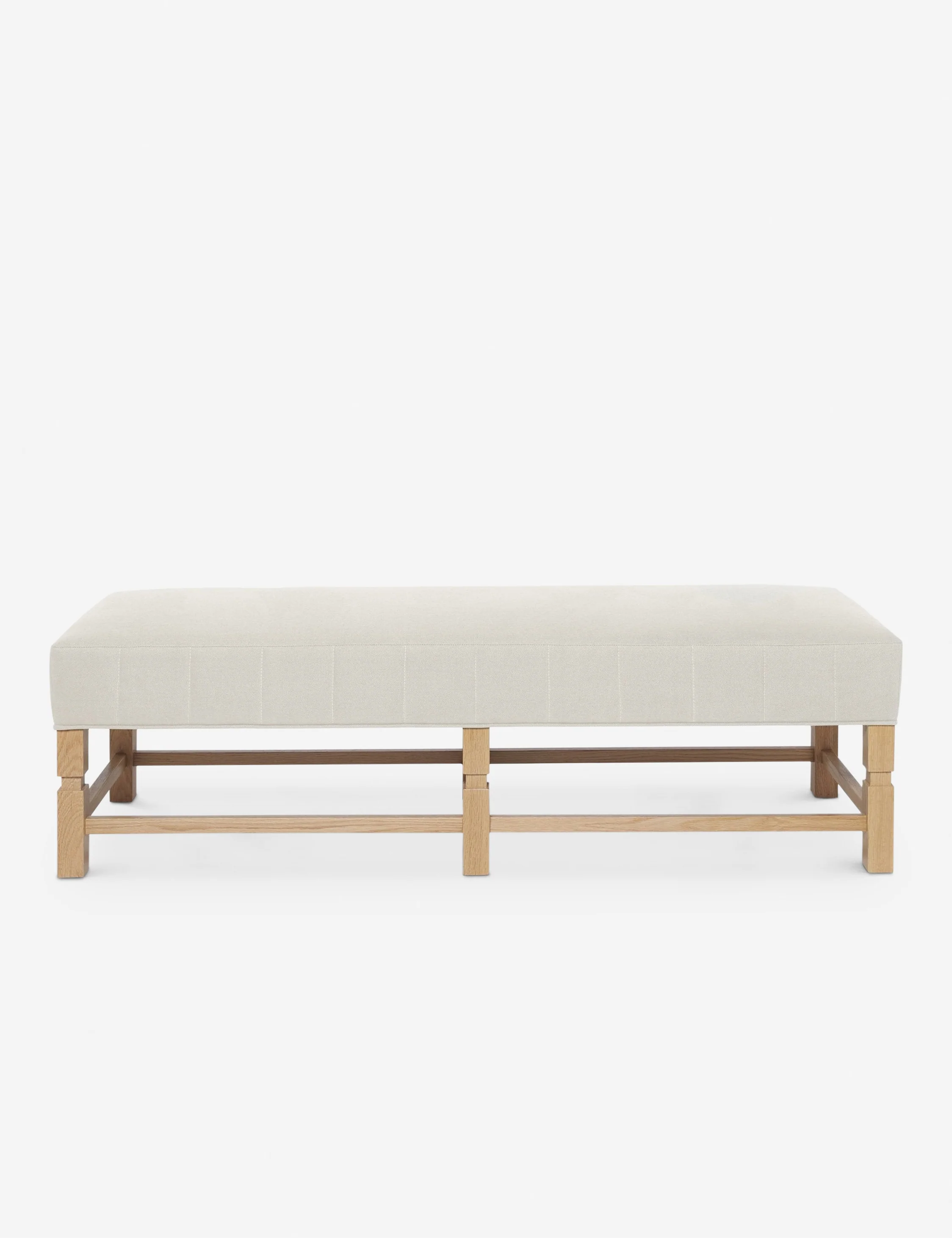 Red Linen Bench Red Linen Bench