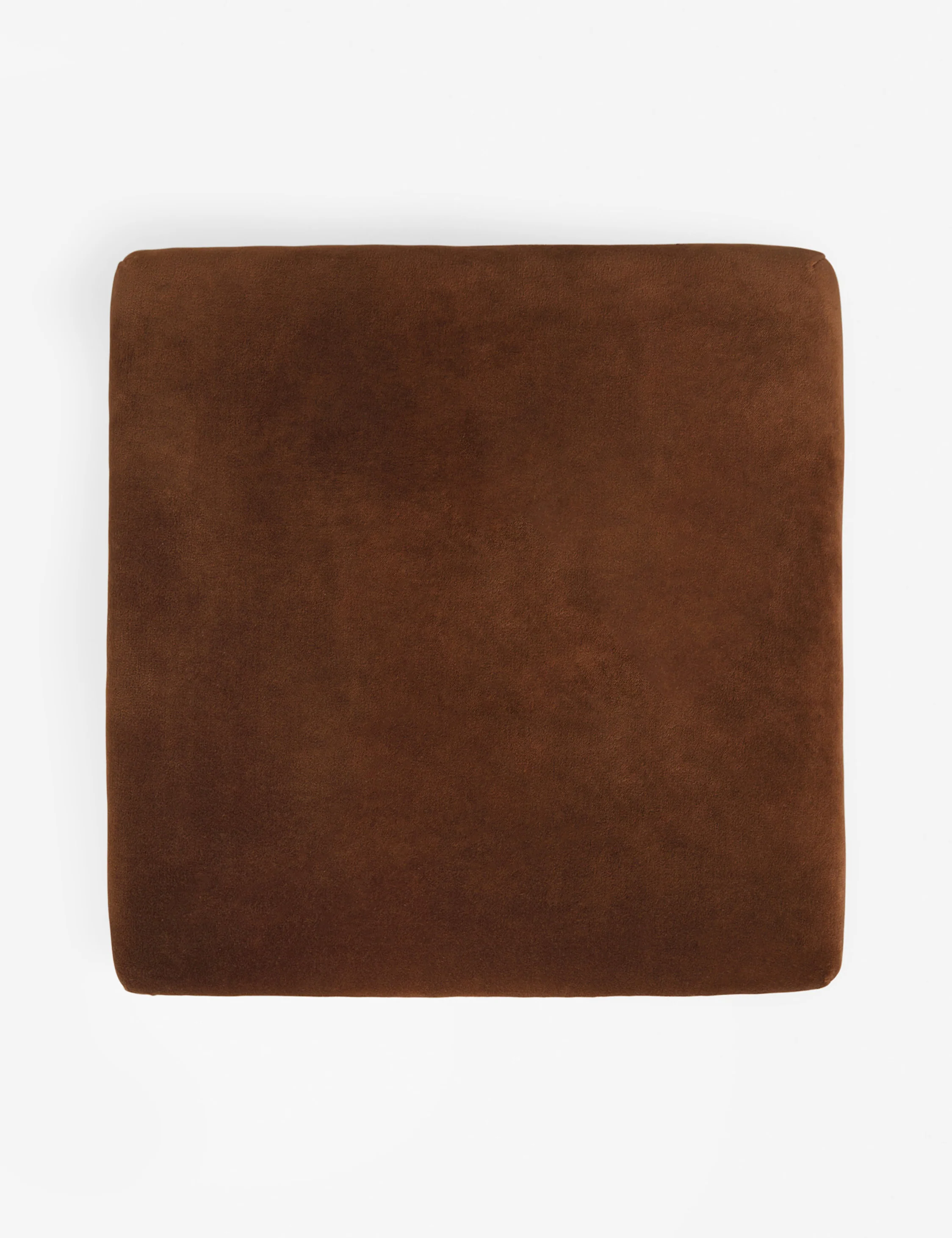 Brown Velvet Footstool Brown Velvet Footstool
