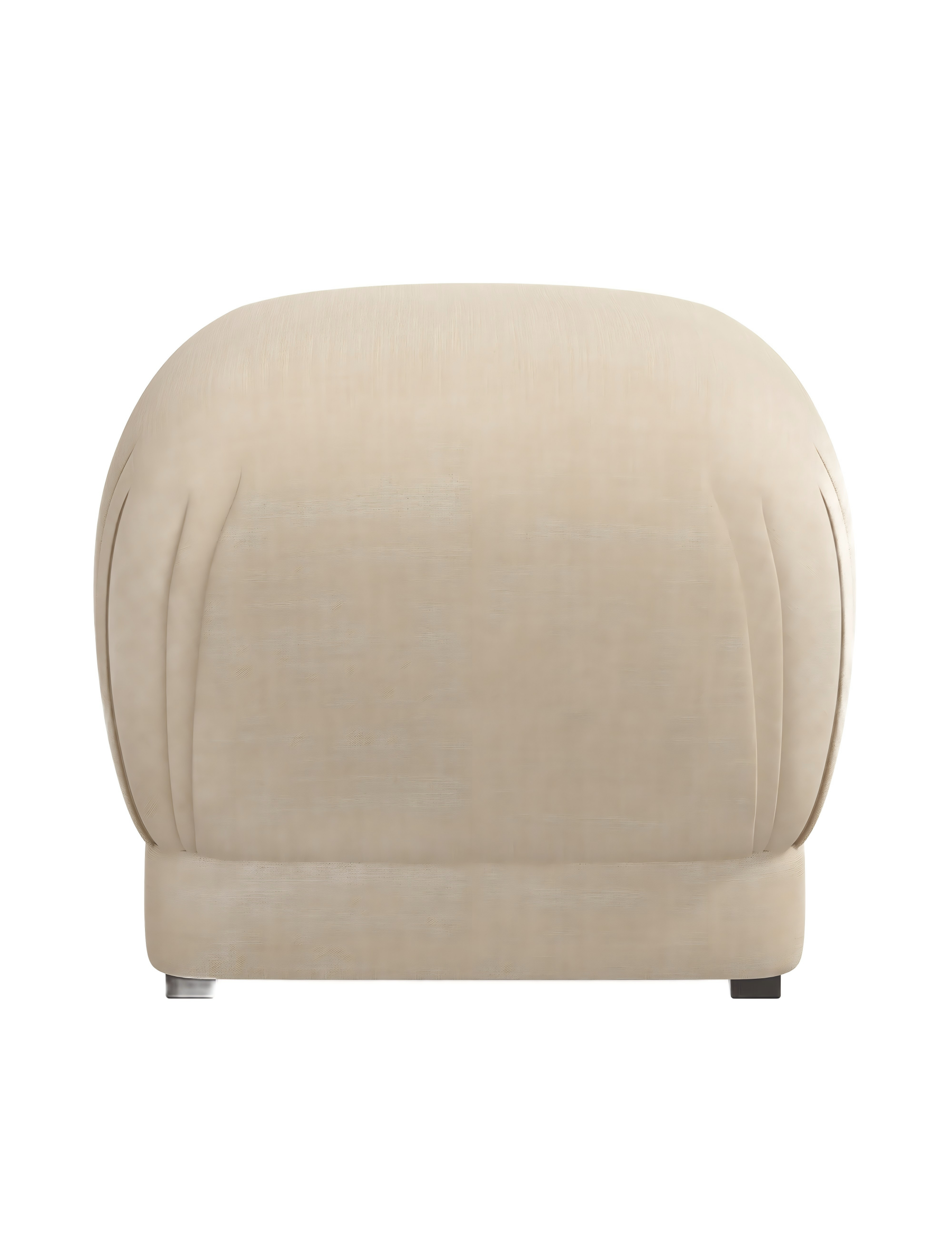 White Linen Footstool
