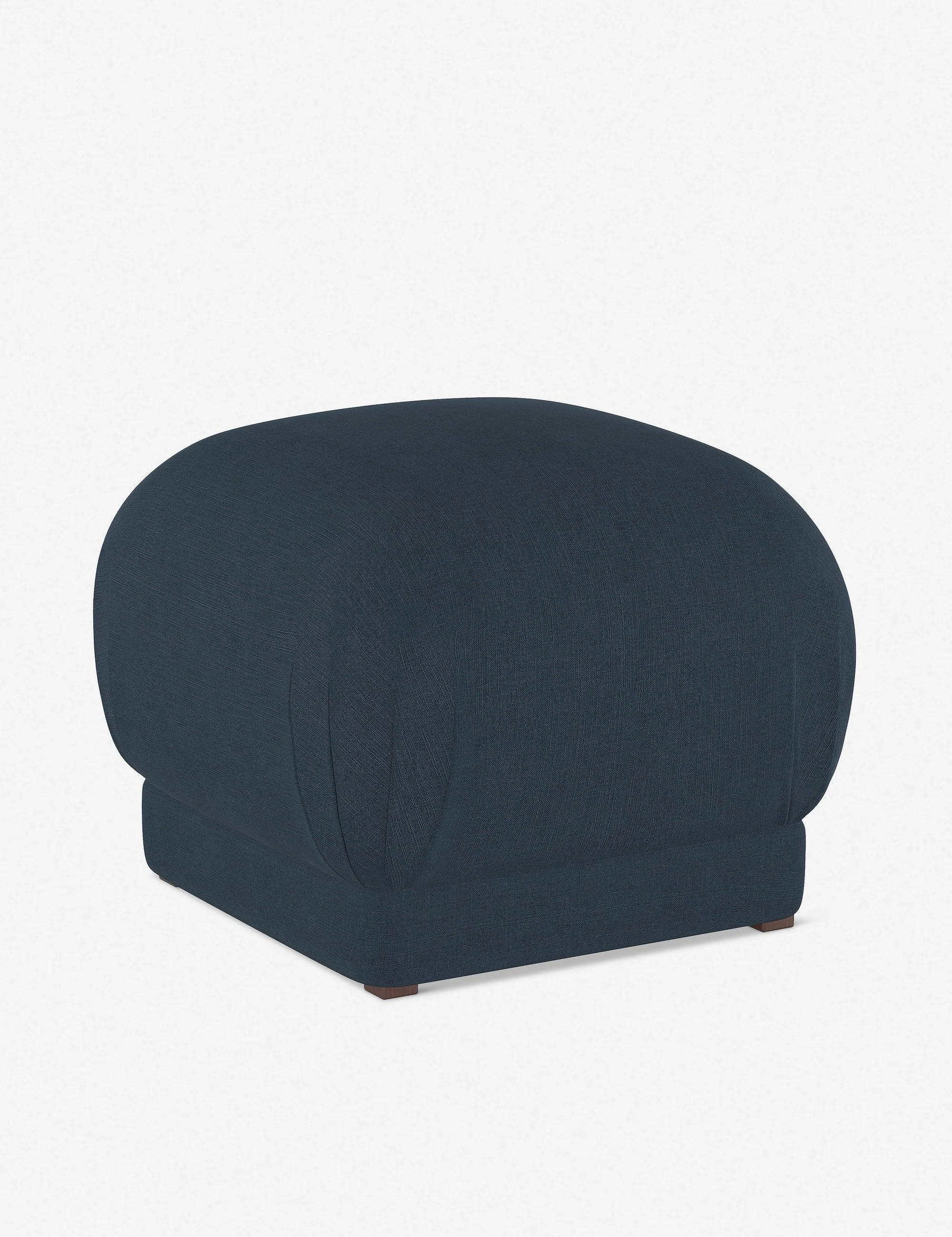 White Linen Footstool