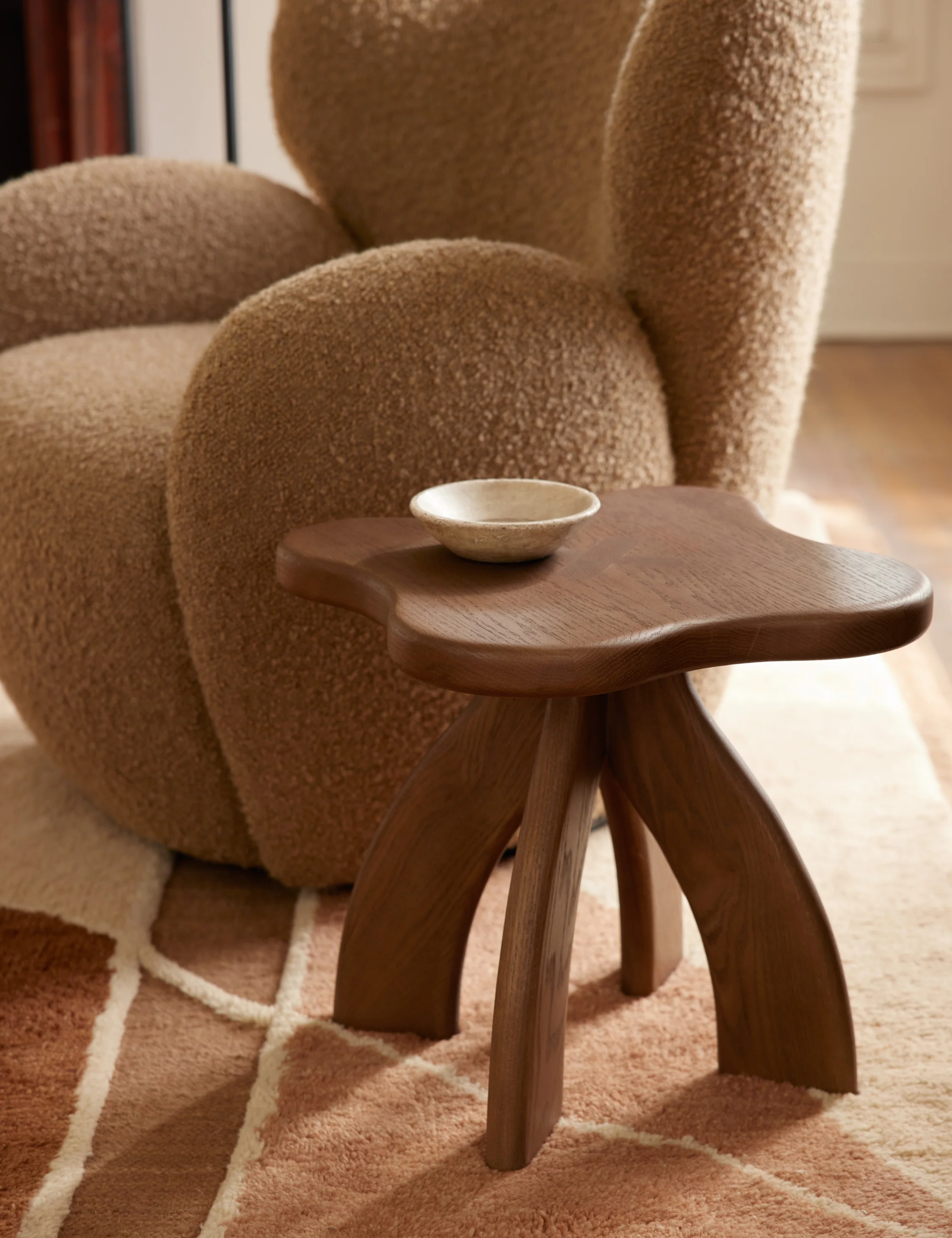 Modern Oak Stool Modern Oak Stool