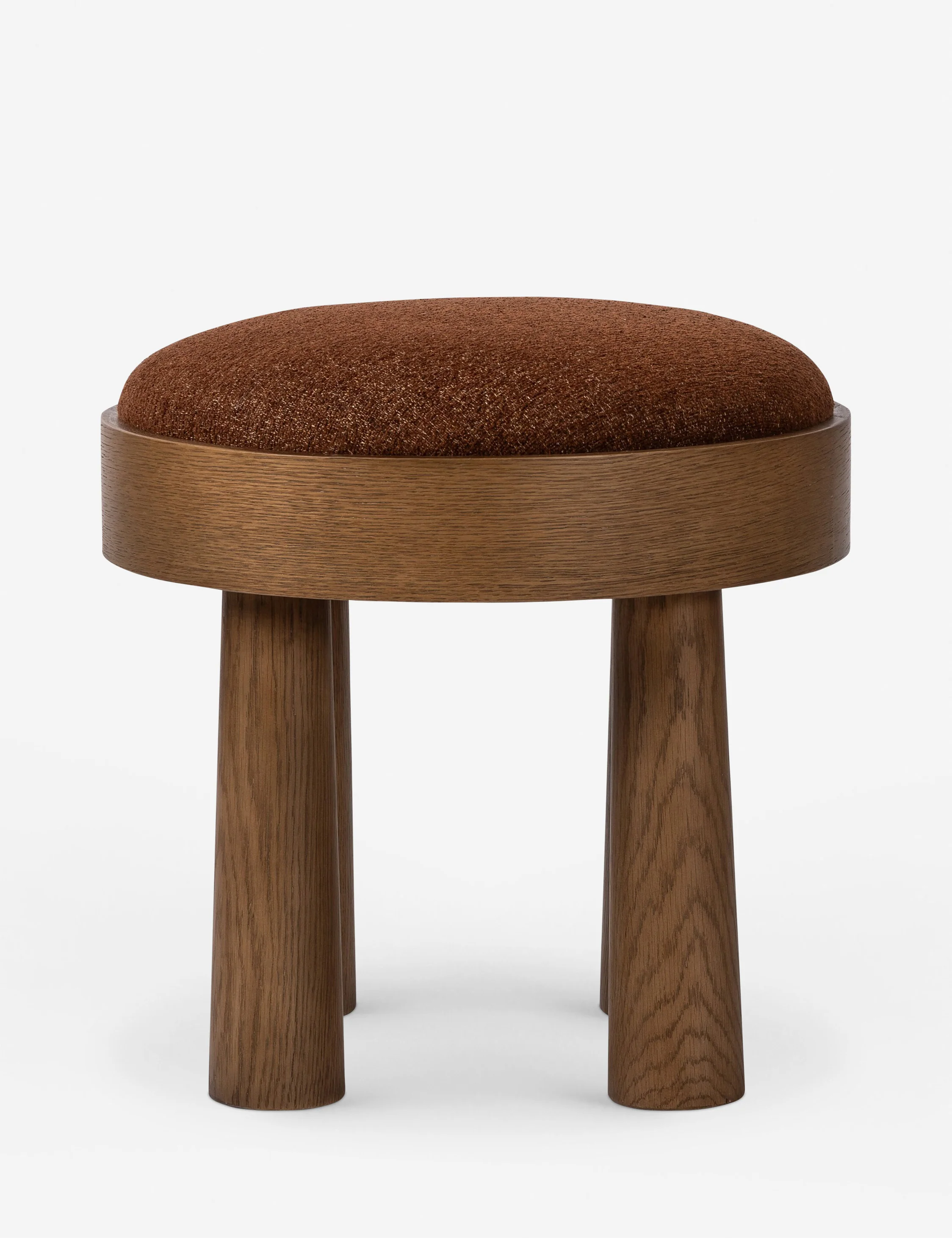 Retro Solid Wood Upholstered Stool Retro Solid Wood Upholstered Stool