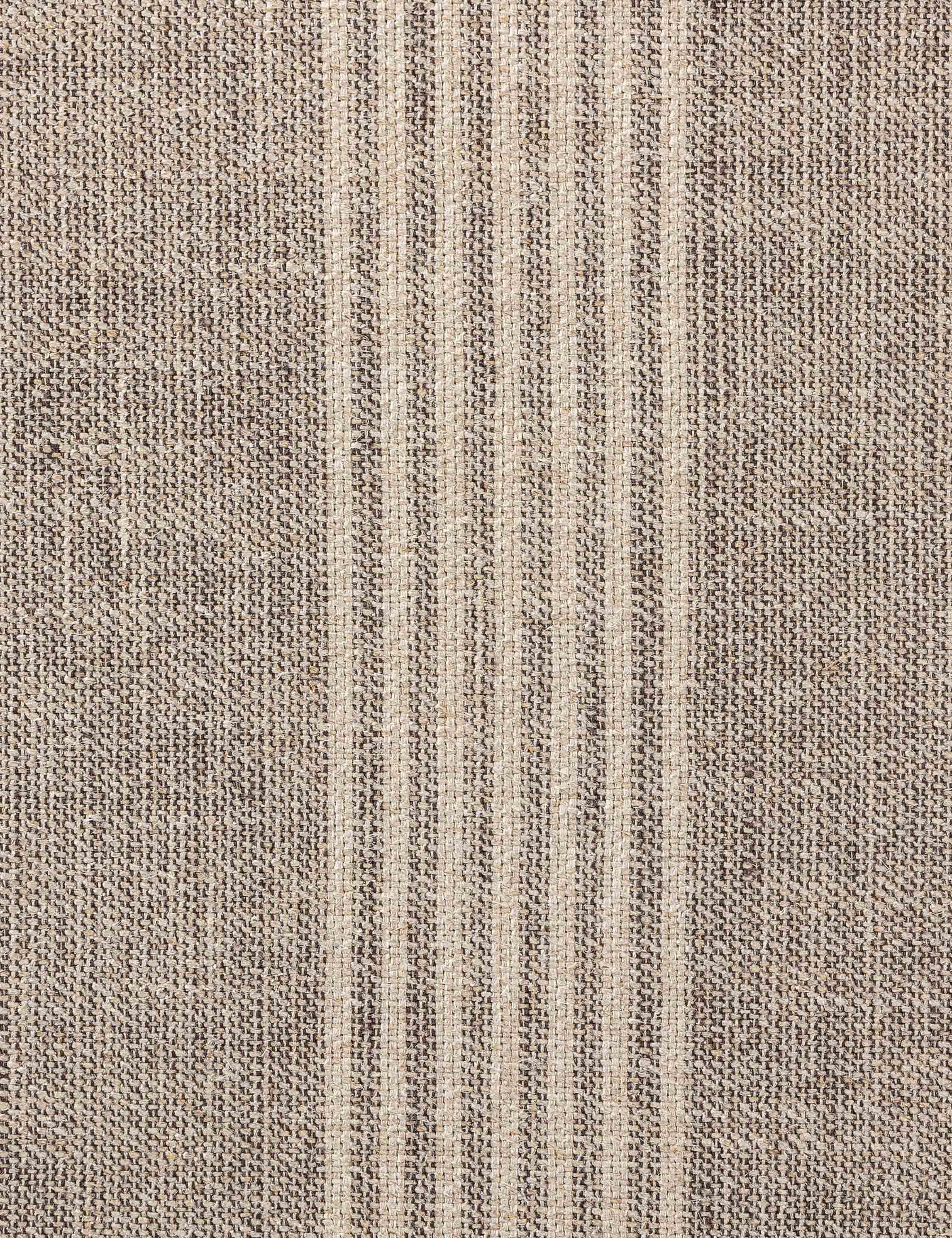 Striped Upholstered Low Stool Striped Upholstered Low Stool