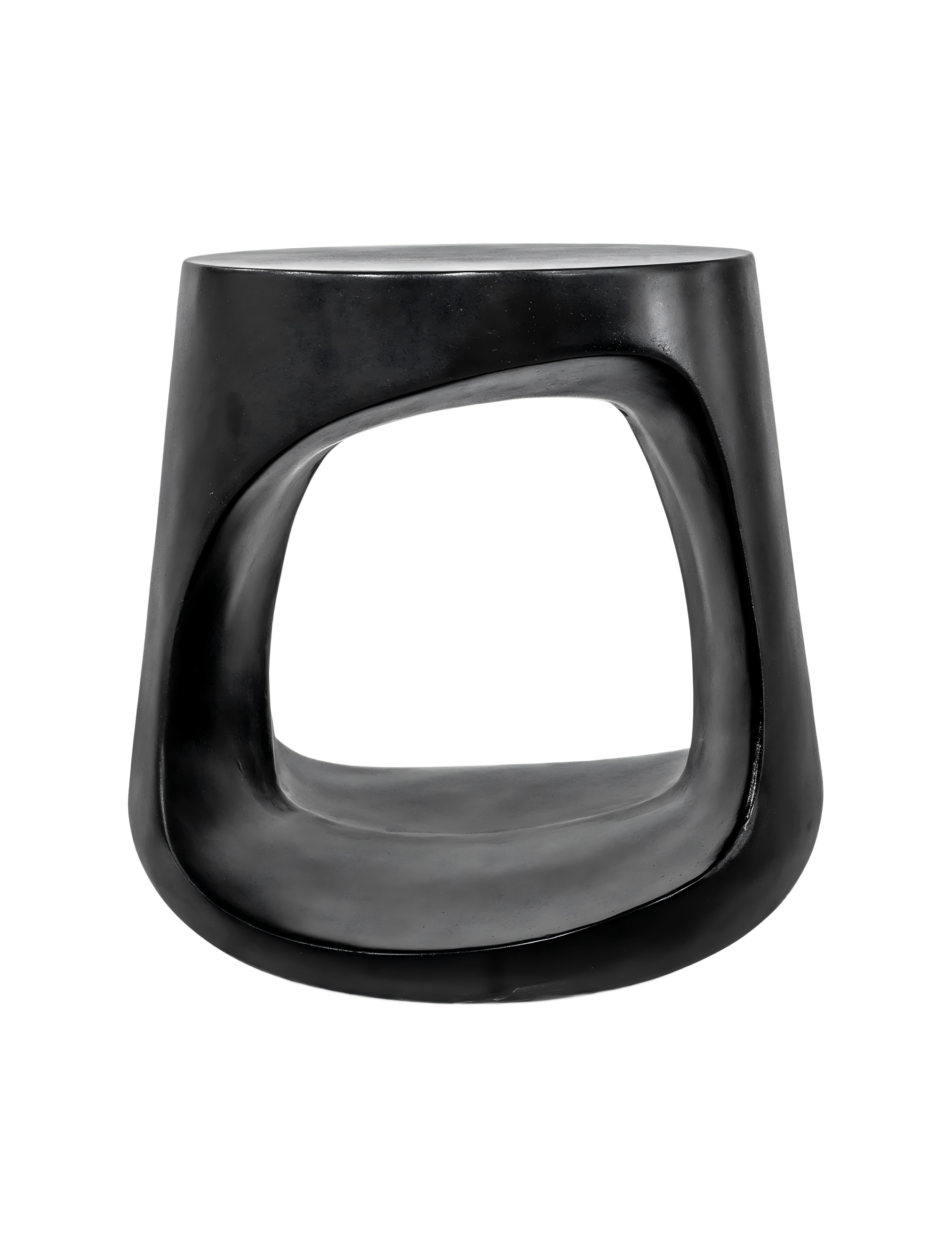 Stylish Black Footstool
