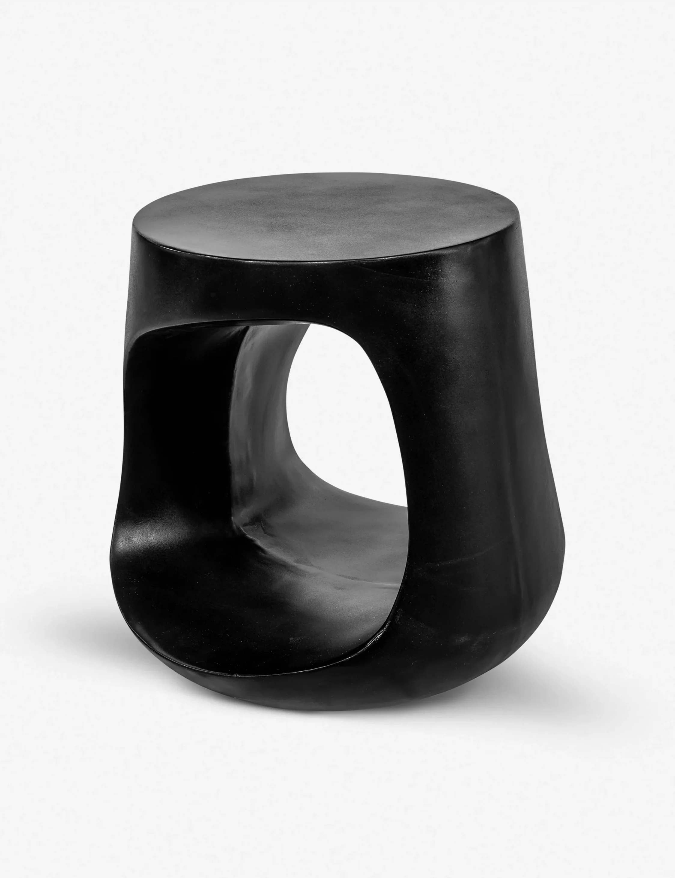 Stylish Black Footstool Stylish Black Footstool